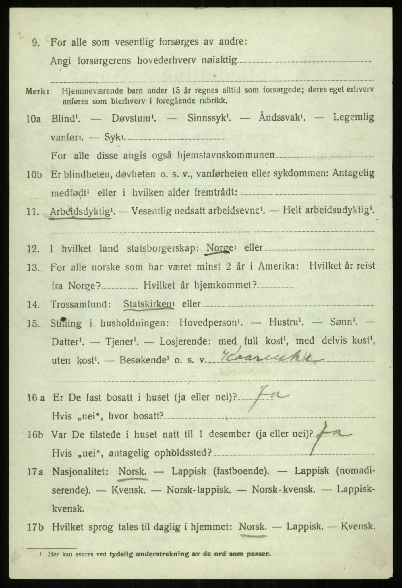 SATØ, 1920 census for Tromsøysund, 1920, p. 7533