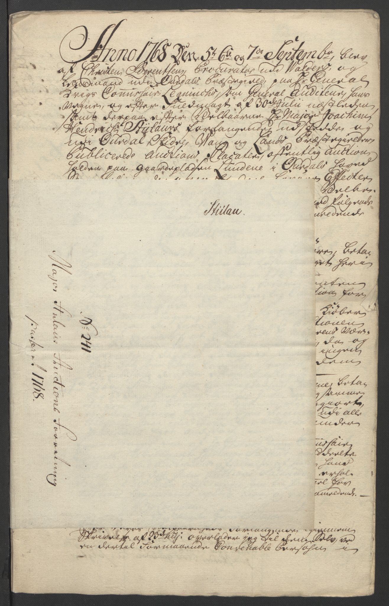 Forsvaret, Generalauditøren, RA/RAFA-1772/F/Fj/Fja/L0034: --, 1753-1817, p. 488