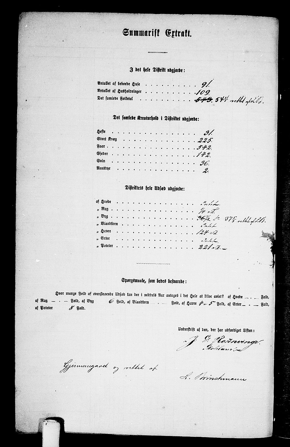 RA, 1865 census for Leka, 1865, p. 42