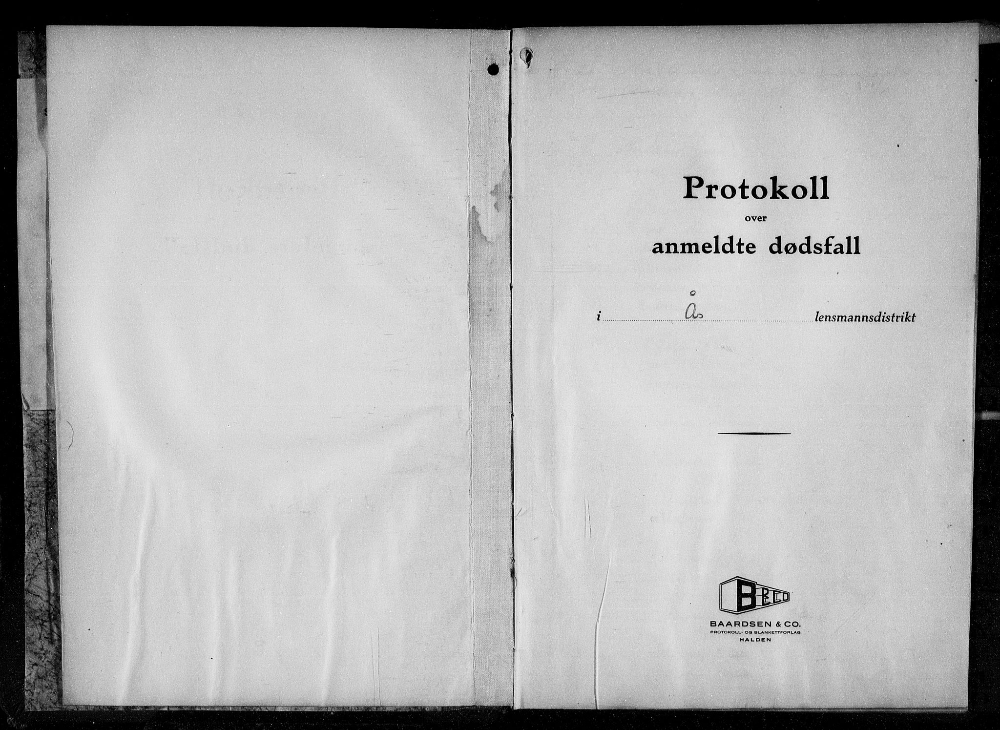 Ås lensmannskontor, SAO/A-10012/H/Ha/L0003: Dødsfallsprotokoll, 1945-1959