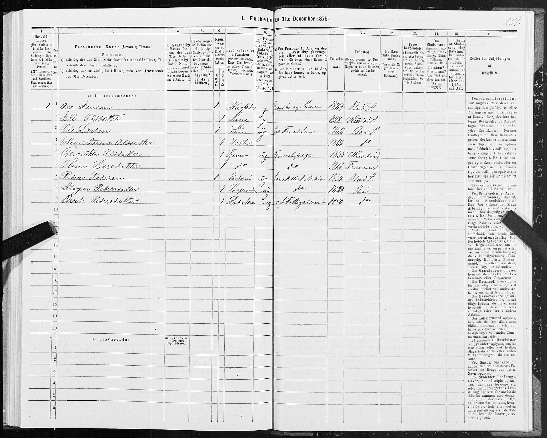 SAT, 1875 census for 1549P Bud, 1875, p. 2251