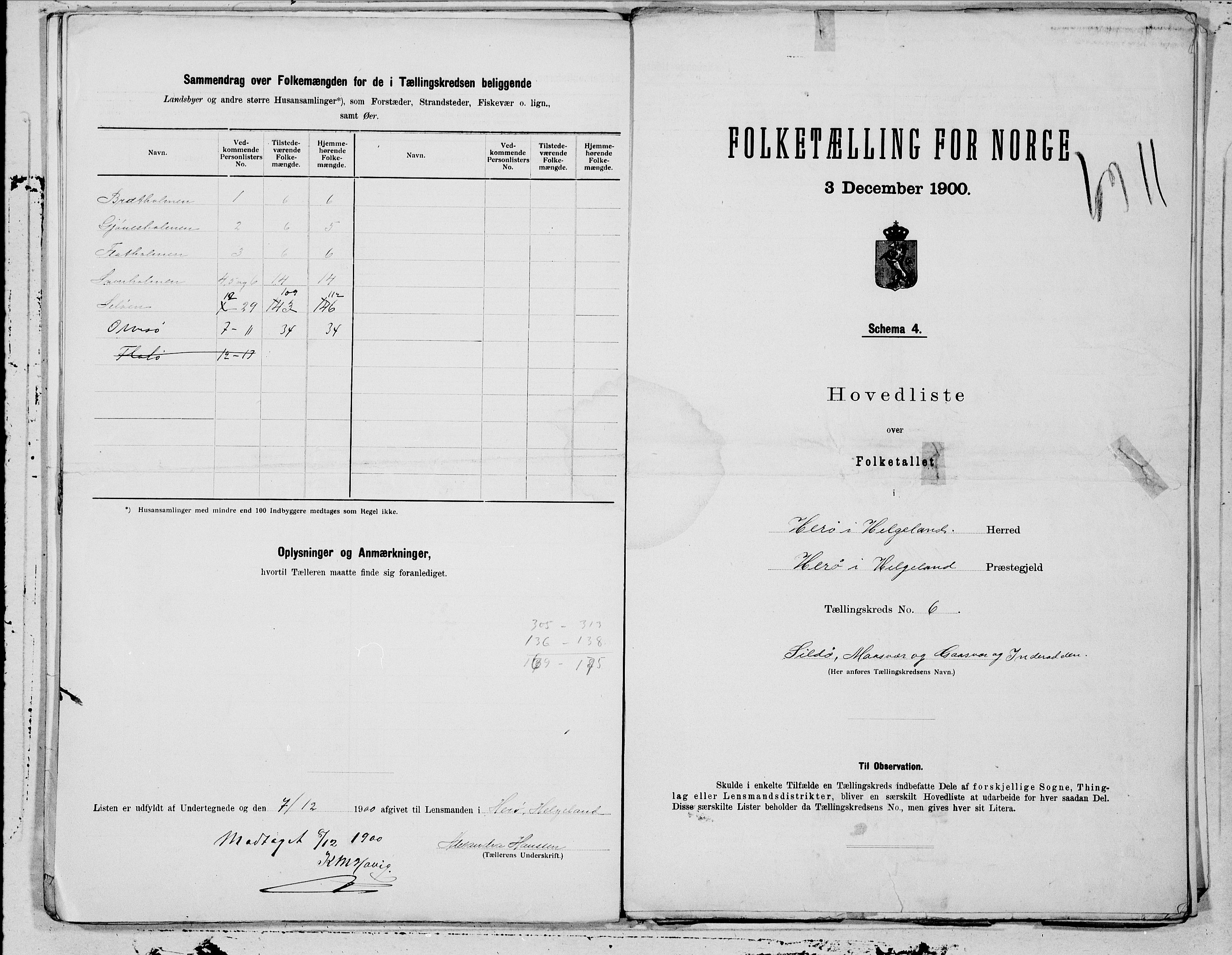 SAT, 1900 census for Herøy, 1900, p. 12