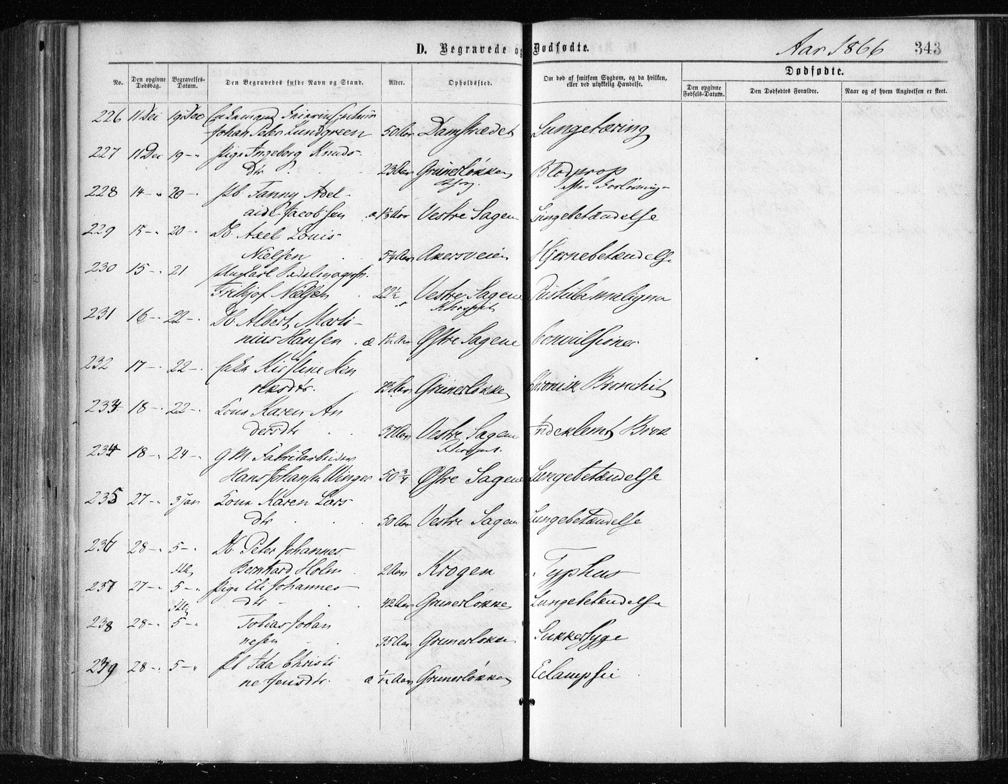 Gamle Aker prestekontor Kirkebøker, SAO/A-10617a/F/L0002: Parish register (official) no. 2, 1864-1872, p. 343