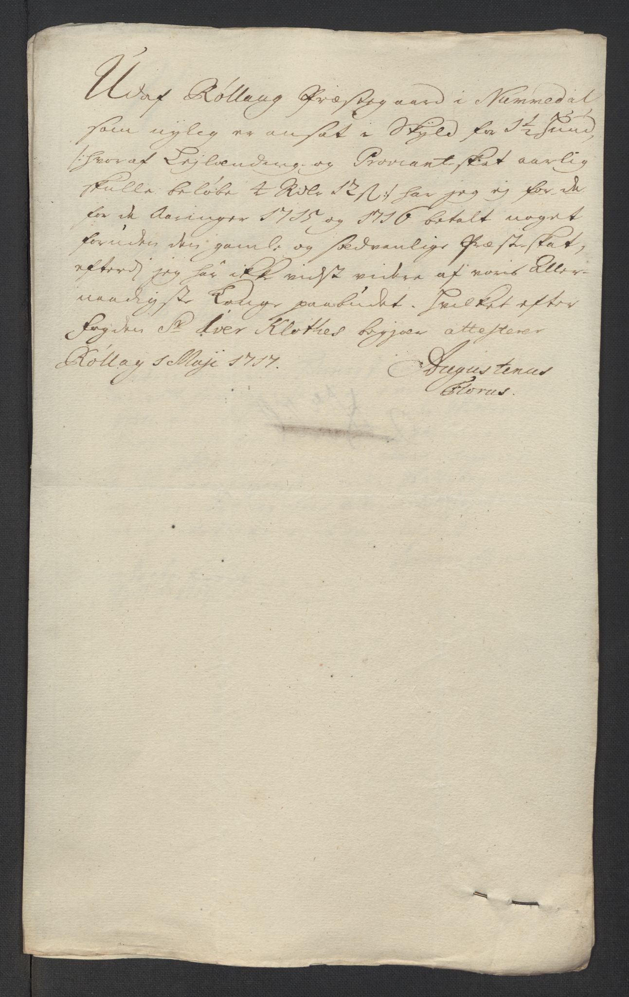 Rentekammeret inntil 1814, Reviderte regnskaper, Fogderegnskap, RA/EA-4092/R24/L1592: Fogderegnskap Numedal og Sandsvær, 1716, p. 285