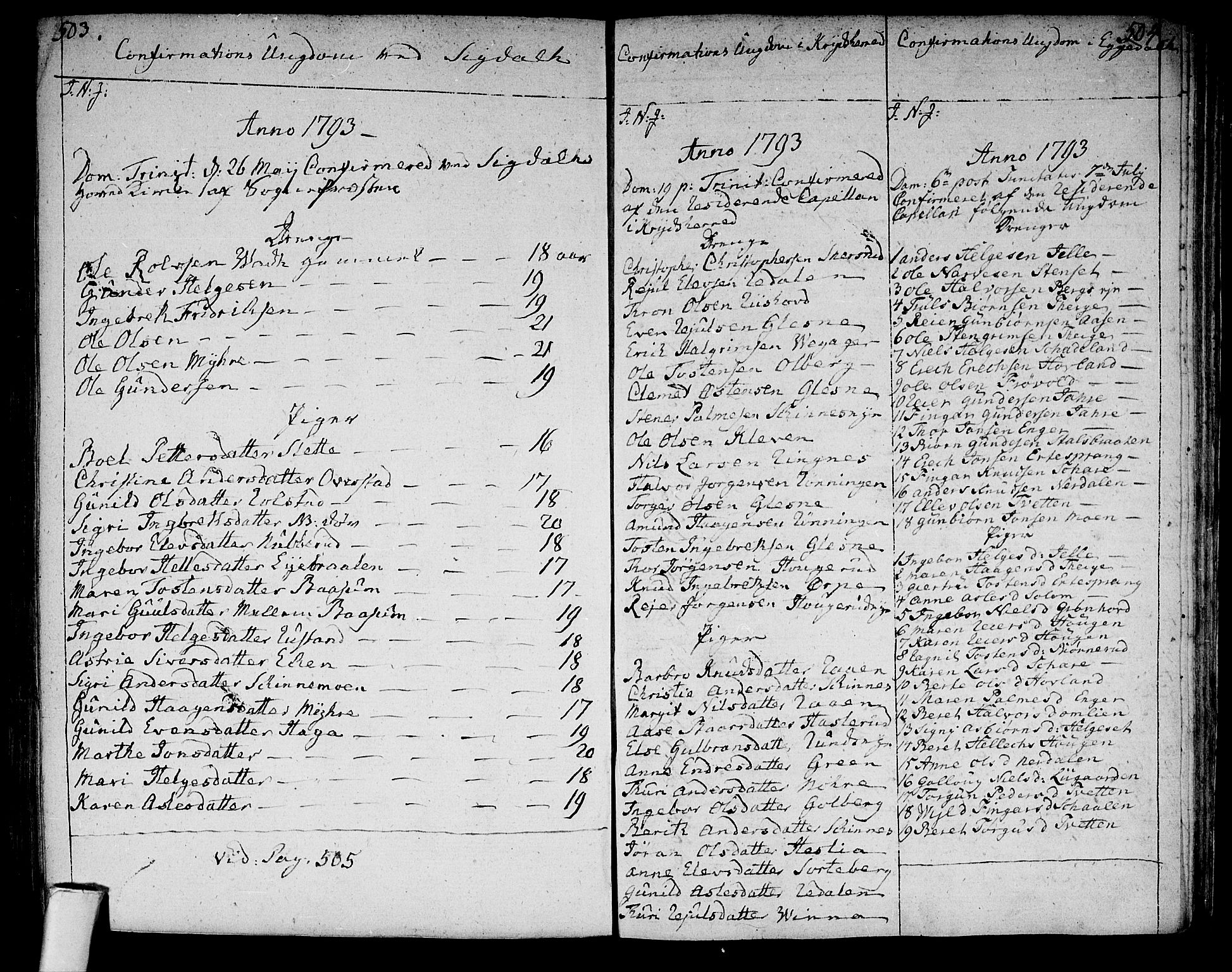Sigdal kirkebøker, SAKO/A-245/F/Fa/L0003: Parish register (official) no. I 3, 1793-1811, p. 503-504