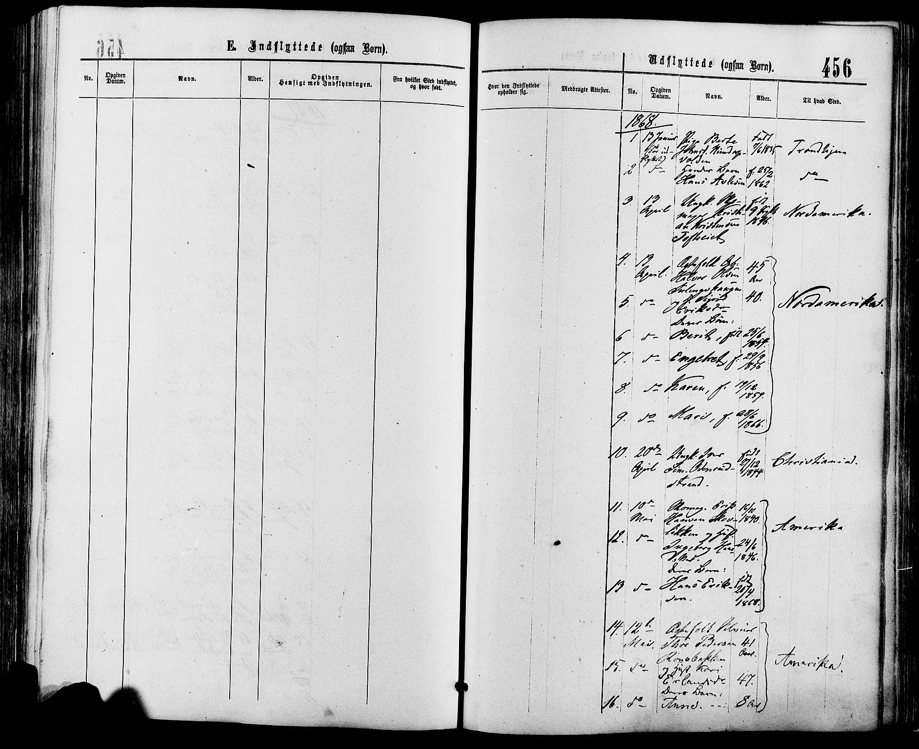 Sør-Fron prestekontor, SAH/PREST-010/H/Ha/Haa/L0002: Parish register (official) no. 2, 1864-1880, p. 456