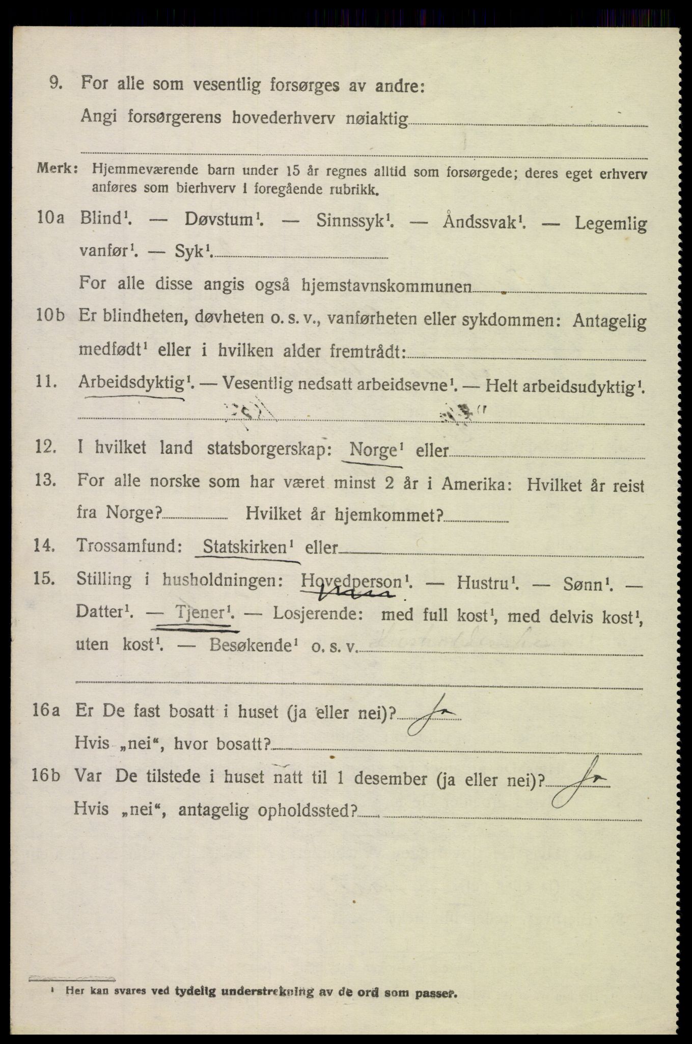 SAH, 1920 census for Fluberg, 1920, p. 1963