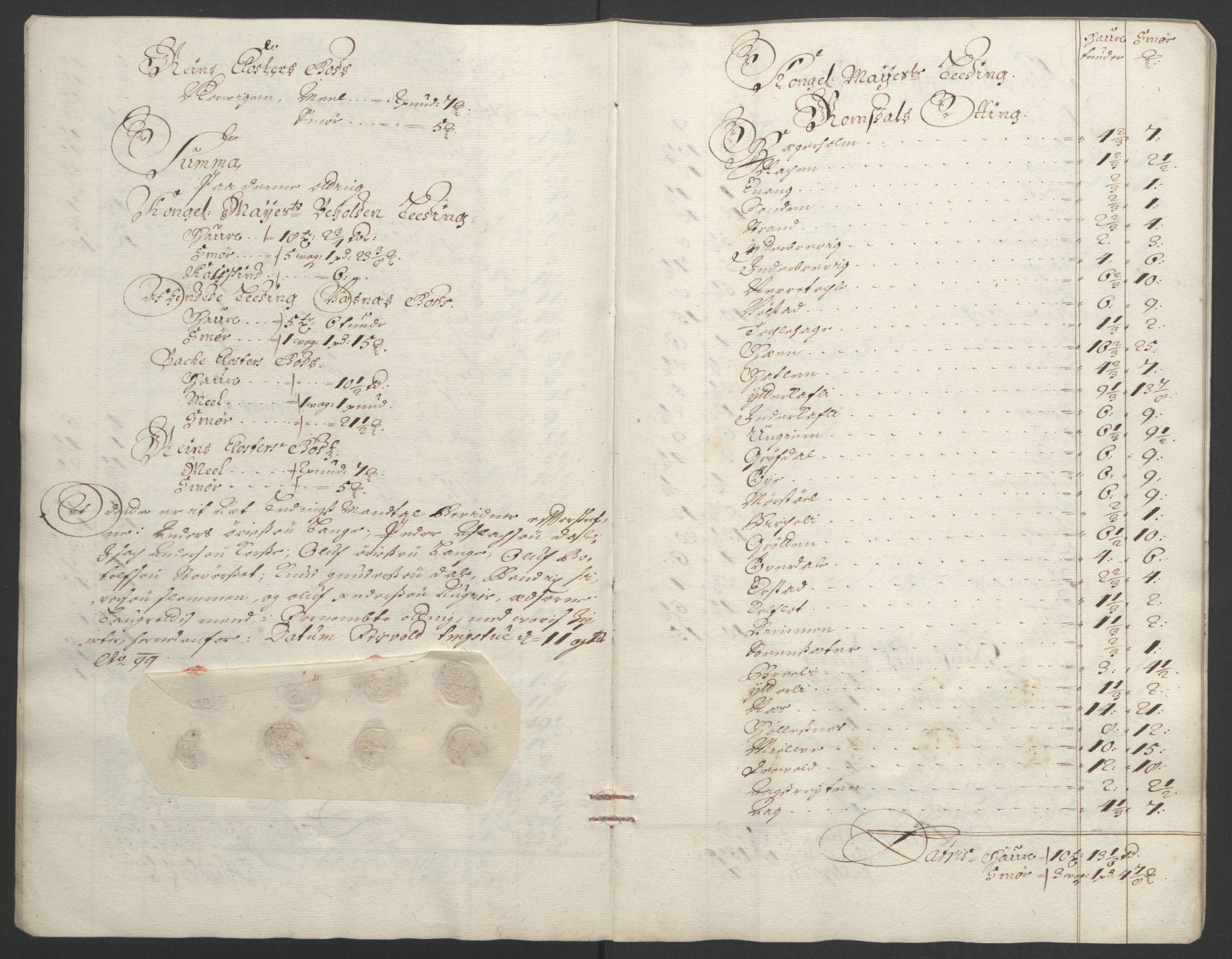 Rentekammeret inntil 1814, Reviderte regnskaper, Fogderegnskap, AV/RA-EA-4092/R55/L3651: Fogderegnskap Romsdal, 1693-1694, p. 270