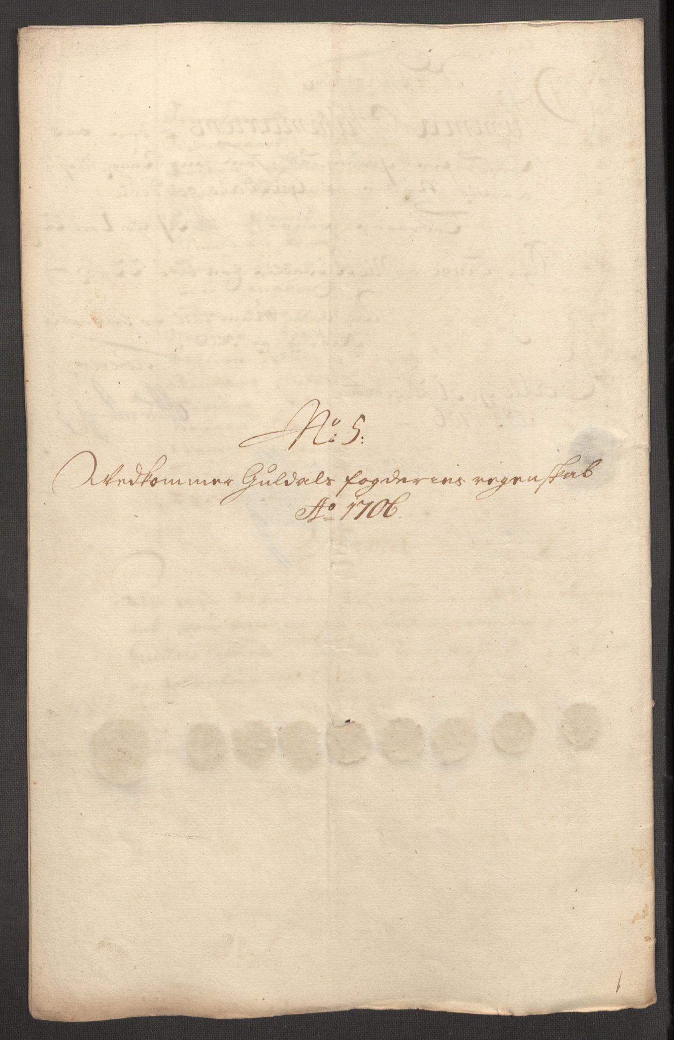 Rentekammeret inntil 1814, Reviderte regnskaper, Fogderegnskap, AV/RA-EA-4092/R60/L3956: Fogderegnskap Orkdal og Gauldal, 1706, p. 296