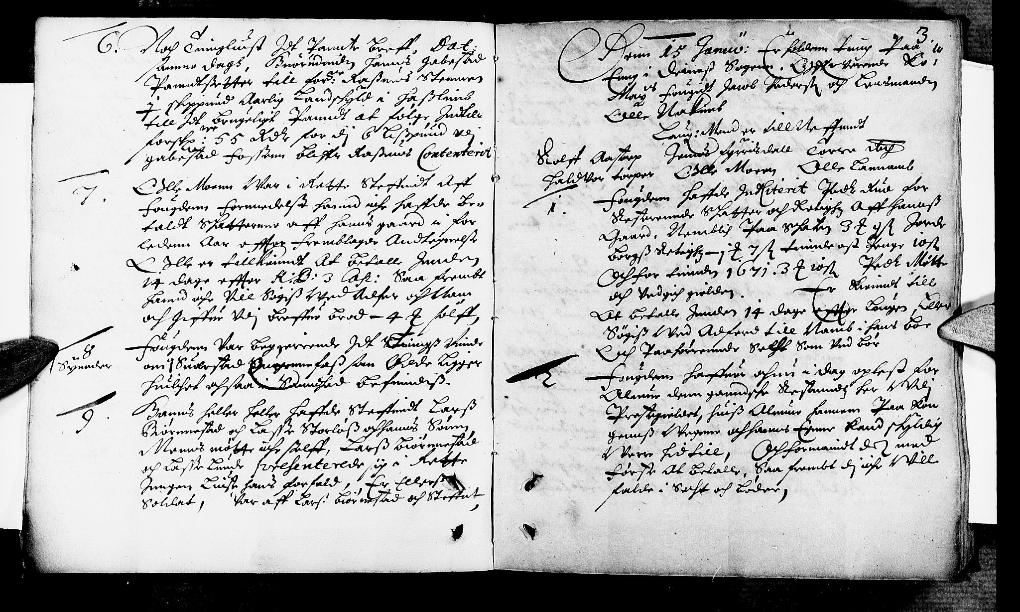 Rakkestad sorenskriveri, SAO/A-10686/F/Fb/L0009: Tingbøker, 1673-1674, p. 2b-3a