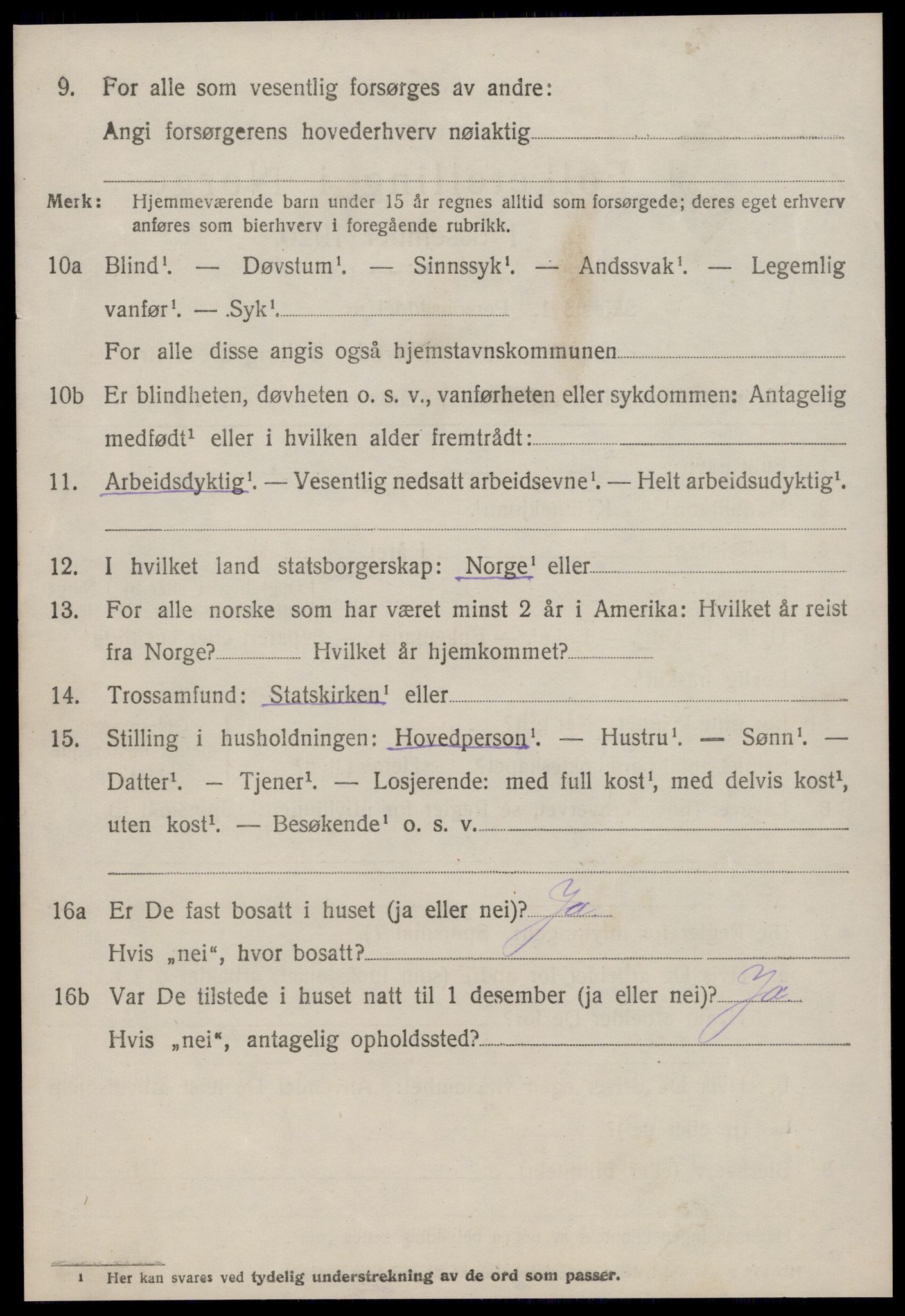 SAT, 1920 census for Bolsøy, 1920, p. 8230