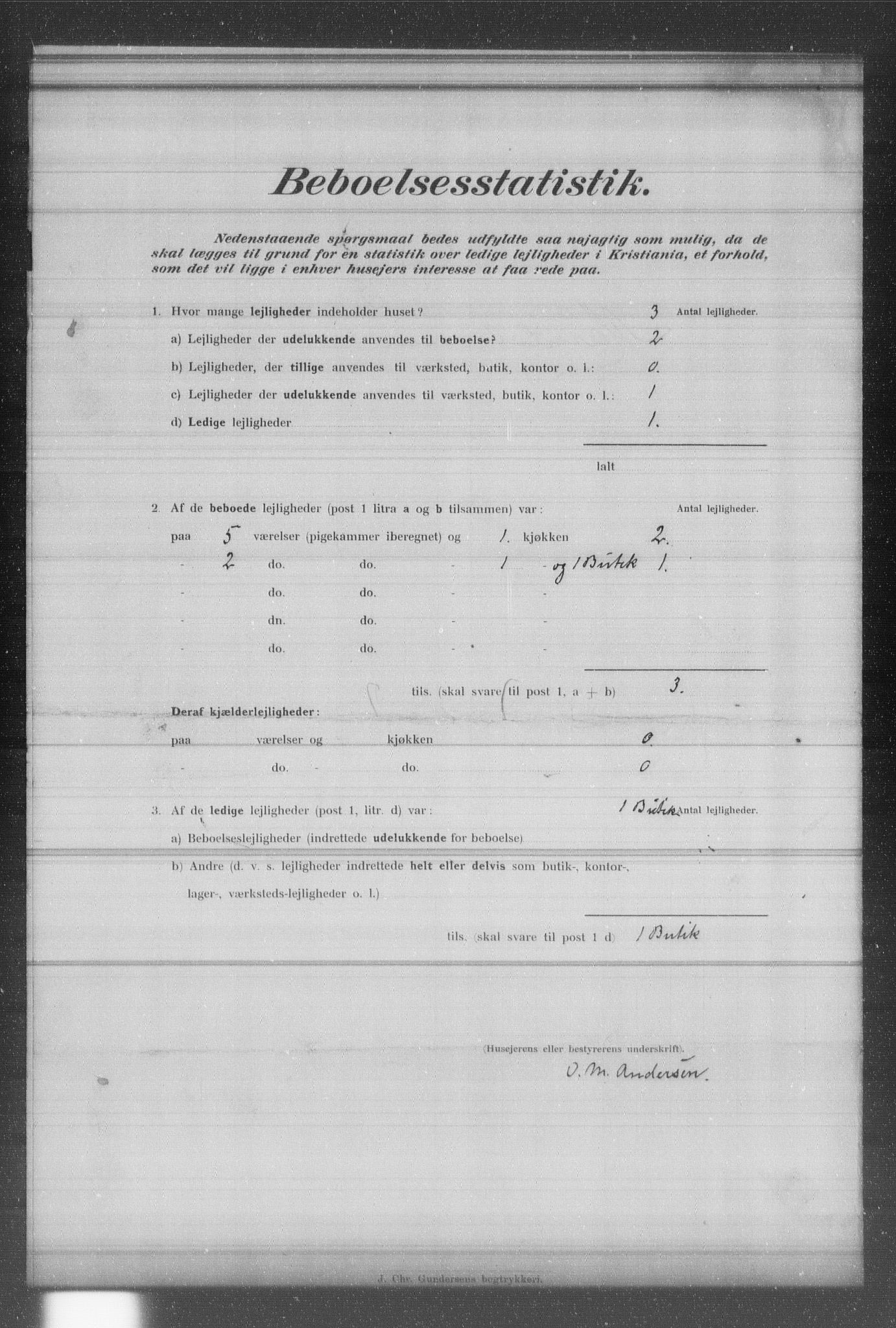 OBA, Municipal Census 1902 for Kristiania, 1902, p. 11600