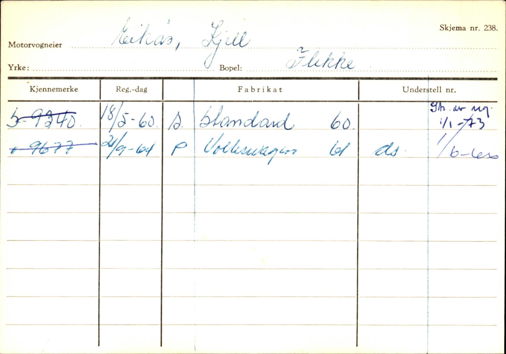 Statens vegvesen, Sogn og Fjordane vegkontor, AV/SAB-A-5301/4/F/L0125: Eigarregister Sogndal V-Å. Aurland A-Å. Fjaler A-N, 1945-1975, p. 1597