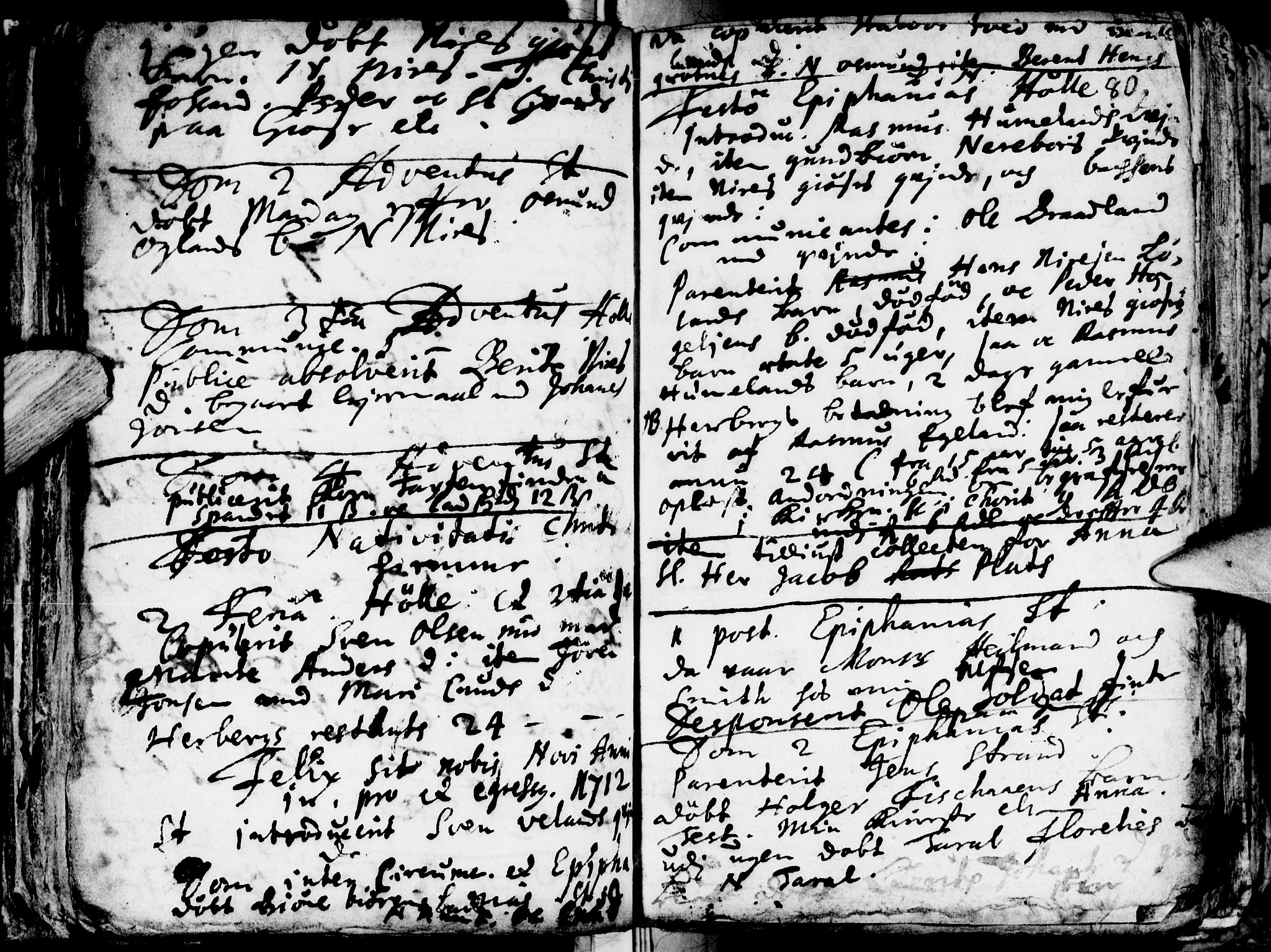 Strand sokneprestkontor, SAST/A-101828/H/Ha/Haa/L0001: Parish register (official) no. A 1, 1702-1745, p. 80