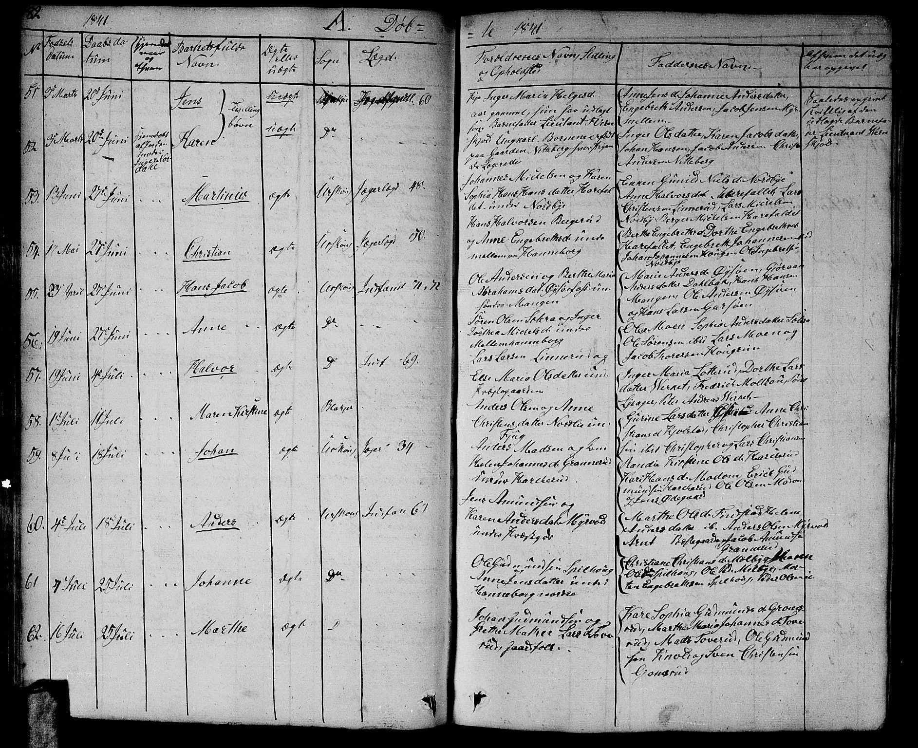 Aurskog prestekontor Kirkebøker, AV/SAO-A-10304a/G/Ga/L0002: Parish register (copy) no. I 2, 1829-1857, p. 82