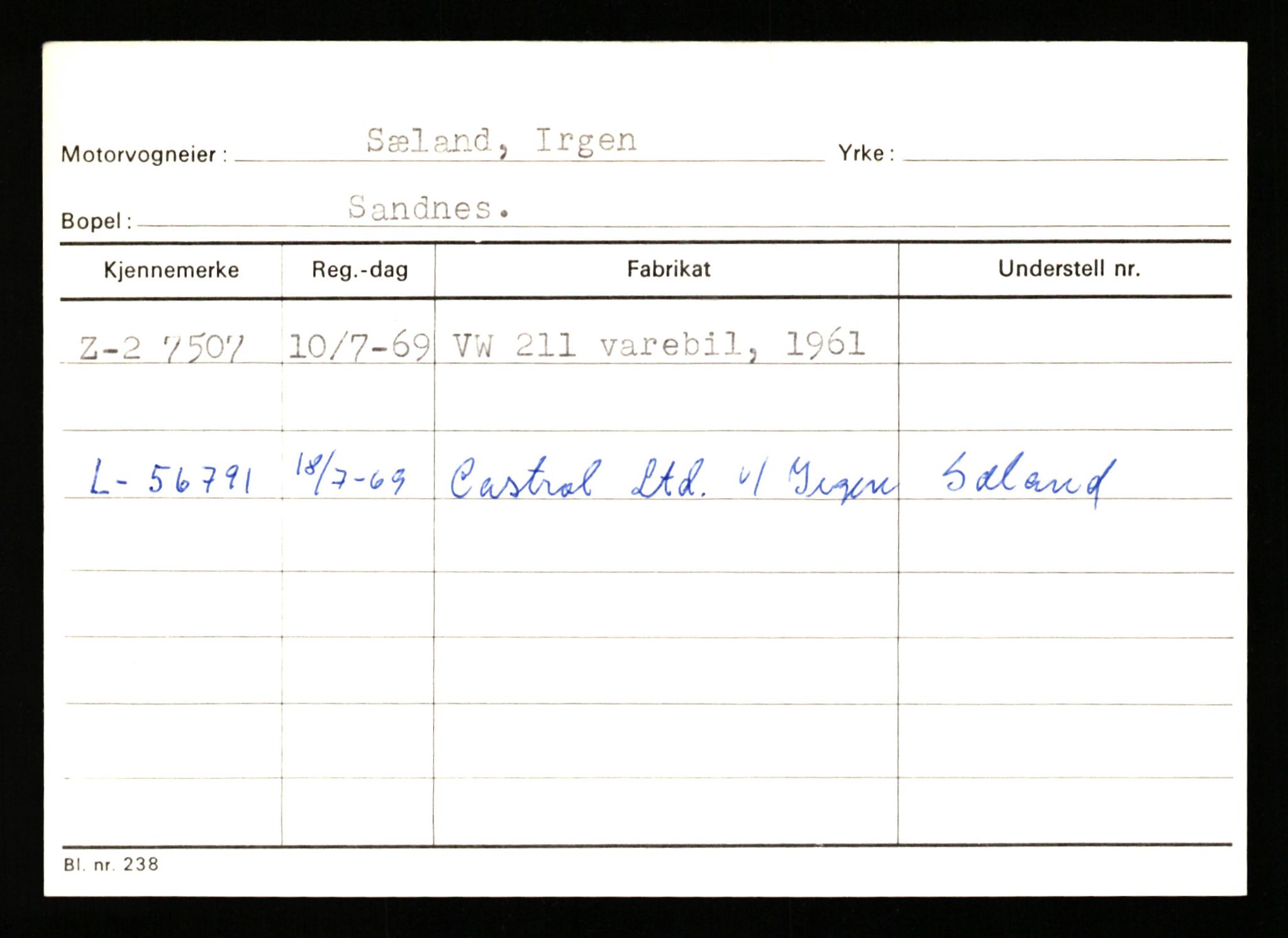 Stavanger trafikkstasjon, AV/SAST-A-101942/0/G/L0005: Registreringsnummer: 23000 - 34245, 1930-1971, p. 1473