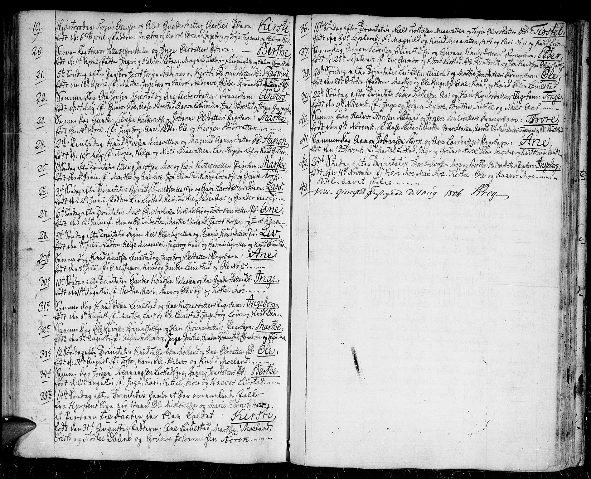 Gjerstad sokneprestkontor, AV/SAK-1111-0014/F/Fa/Faa/L0003: Parish register (official) no. A 3, 1780-1815, p. 103