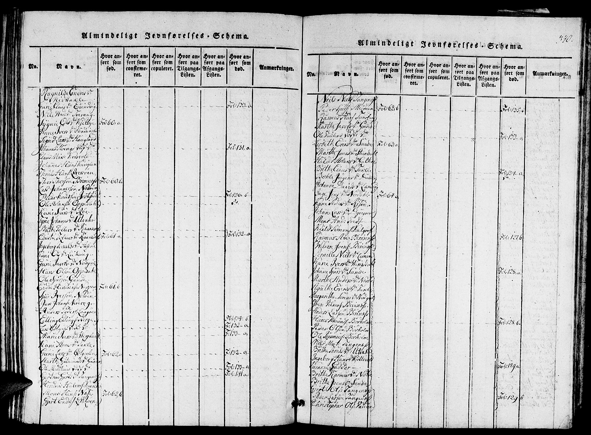 Gulen sokneprestembete, AV/SAB-A-80201/H/Haa/Haaa/L0018: Parish register (official) no. A 18, 1816-1825, p. 340