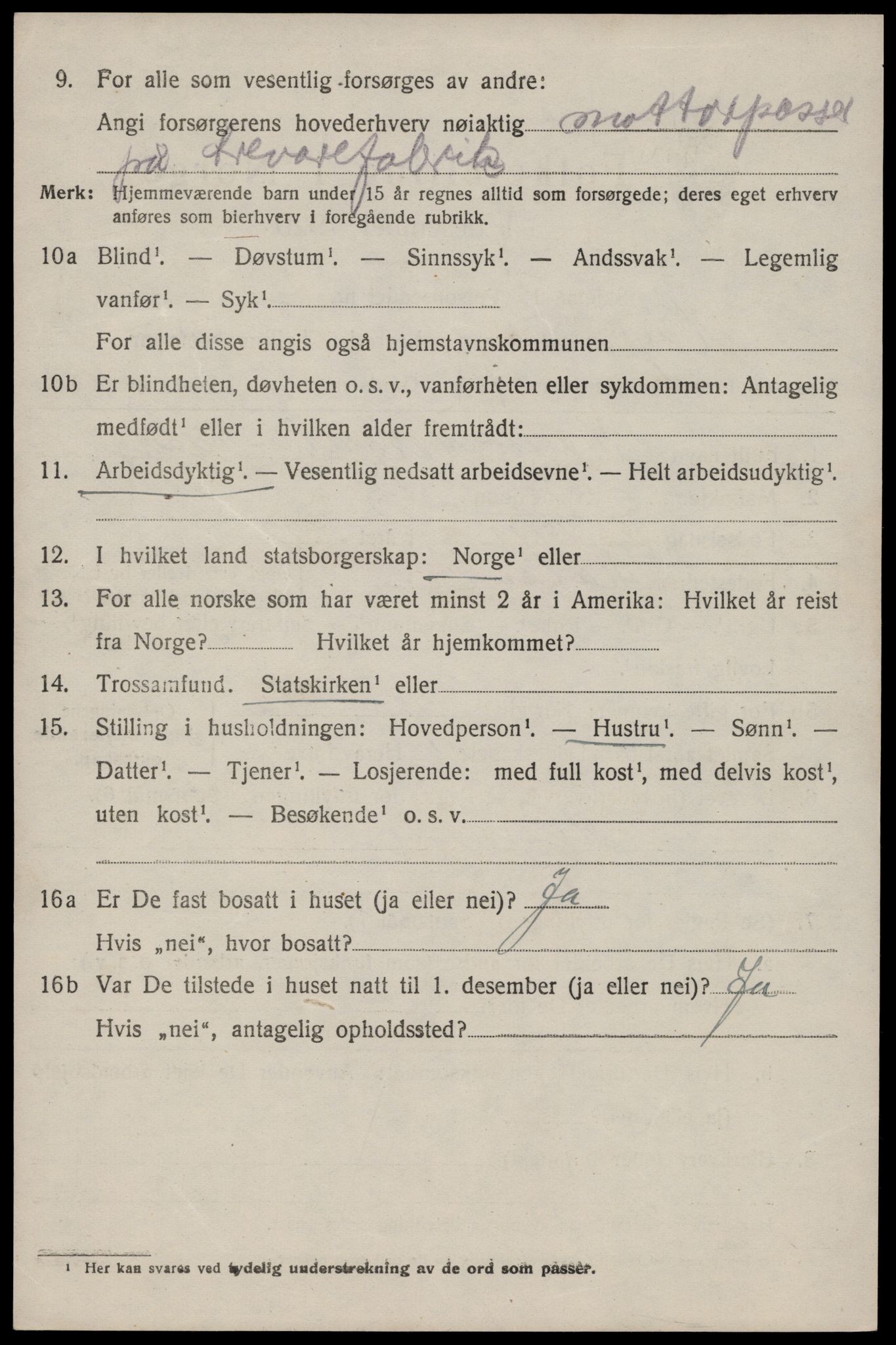 SAST, 1920 census for Høyland, 1920, p. 6057