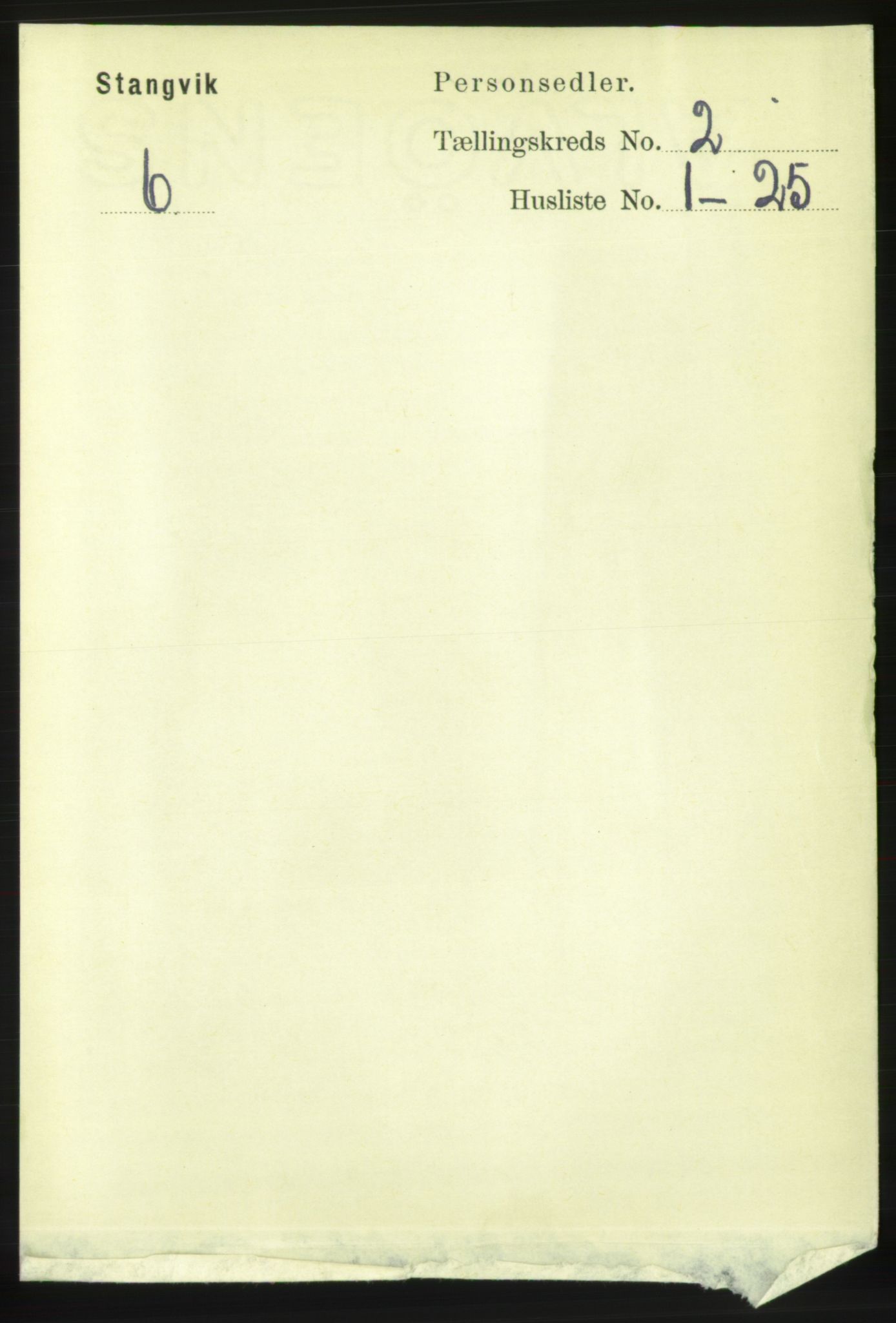 RA, 1891 census for 1564 Stangvik, 1891, p. 659