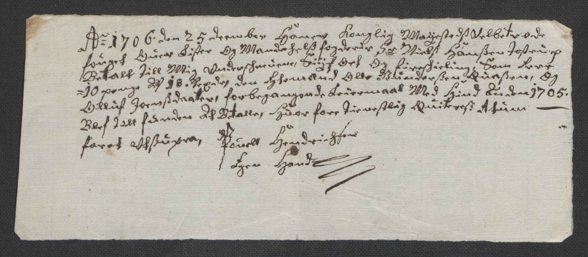 Rentekammeret inntil 1814, Reviderte regnskaper, Fogderegnskap, AV/RA-EA-4092/R43/L2551: Fogderegnskap Lista og Mandal, 1705-1709, p. 311