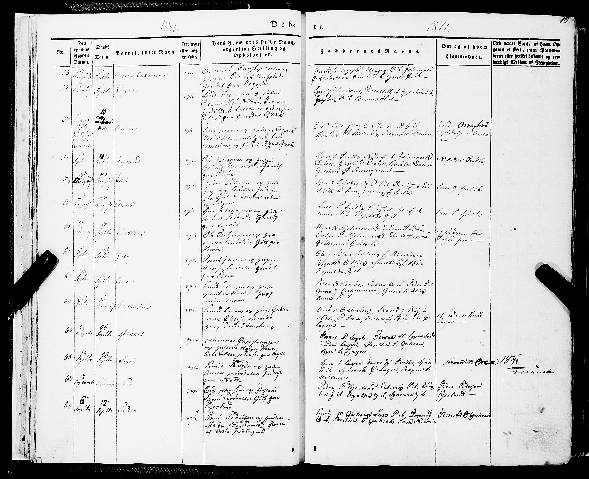 Ulvik sokneprestembete, SAB/A-78801/H/Haa: Parish register (official) no. A 12, 1839-1853, p. 18