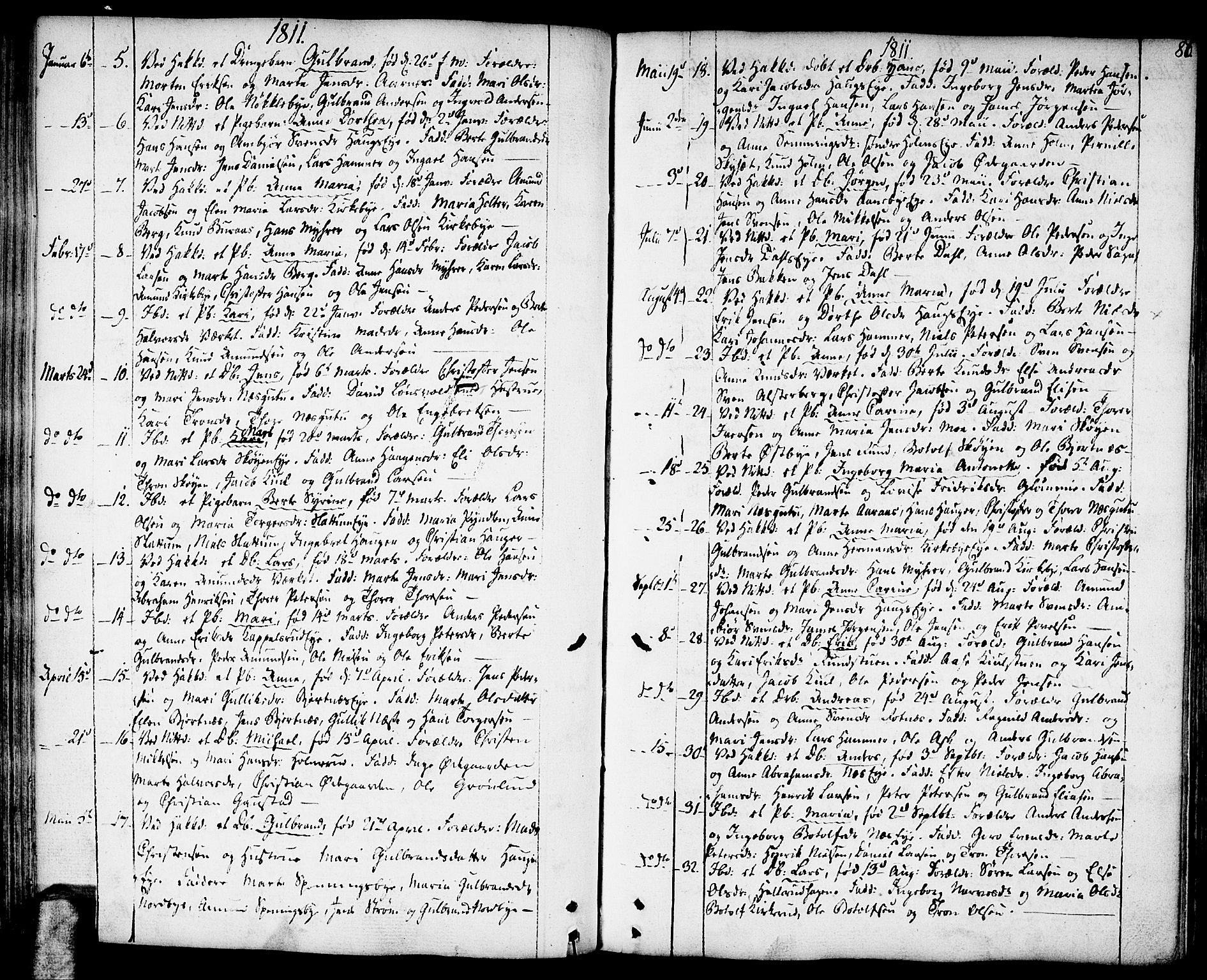 Nittedal prestekontor Kirkebøker, SAO/A-10365a/F/Fa/L0002: Parish register (official) no. I 2, 1779-1814, p. 86