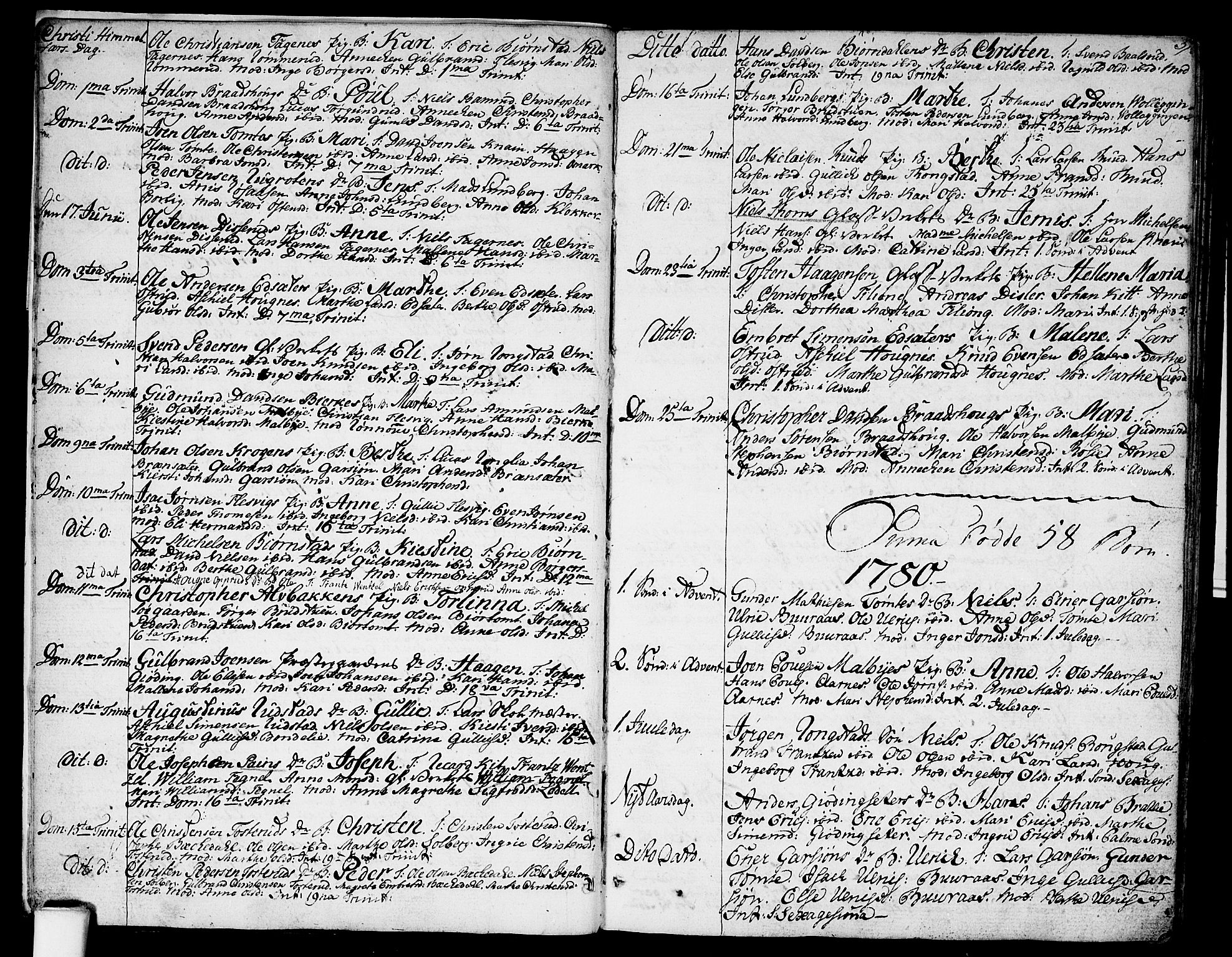 Hurdal prestekontor Kirkebøker, AV/SAO-A-10889/F/Fa/L0001: Parish register (official) no. I 1, 1777-1812, p. 5