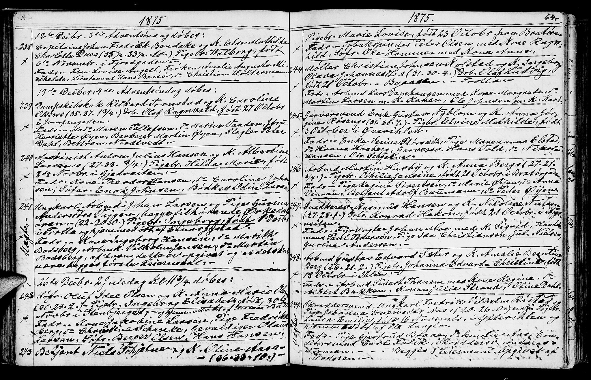 Ministerialprotokoller, klokkerbøker og fødselsregistre - Sør-Trøndelag, SAT/A-1456/602/L0142: Parish register (copy) no. 602C10, 1872-1894, p. 64