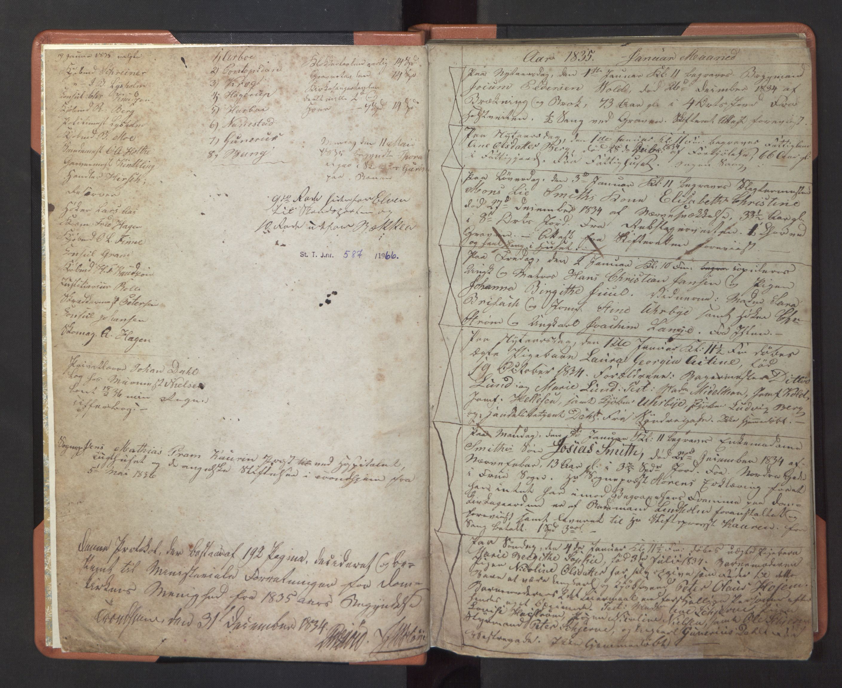 Ministerialprotokoller, klokkerbøker og fødselsregistre - Sør-Trøndelag, SAT/A-1456/601/L0065: Diary records no. 601A32, 1835-1837