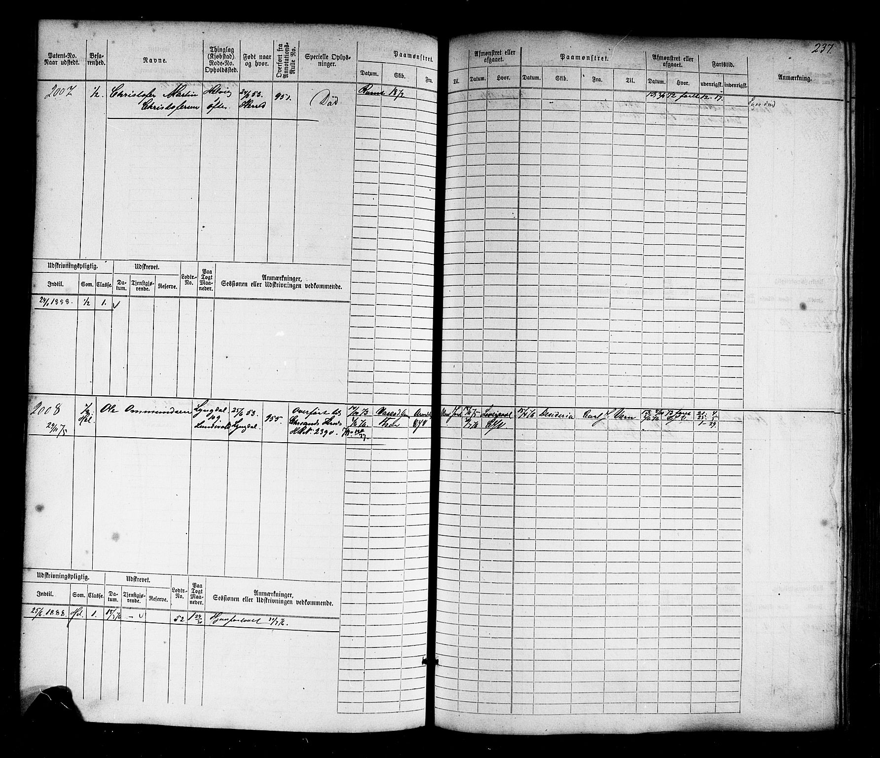 Farsund mønstringskrets, SAK/2031-0017/F/Fb/L0017: Hovedrulle nr 1537-2300, Z-9, 1868-1904, p. 249