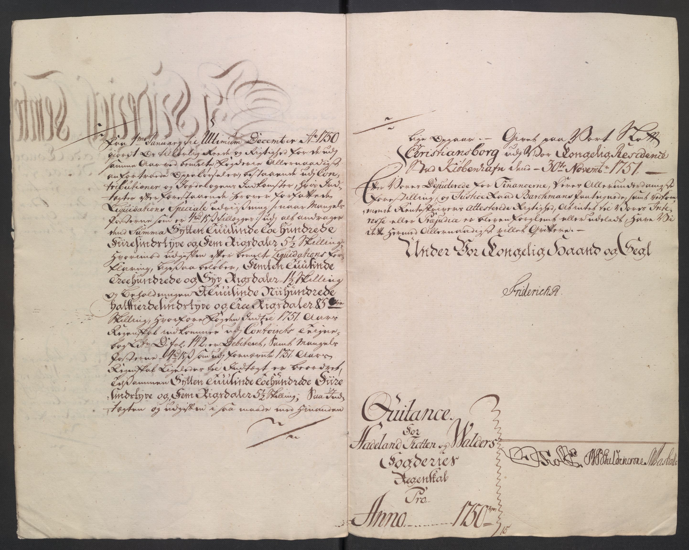 Rentekammeret inntil 1814, Reviderte regnskaper, Fogderegnskap, RA/EA-4092/R18/L1348: Fogderegnskap Hadeland, Toten og Valdres, 1750-1751, p. 34