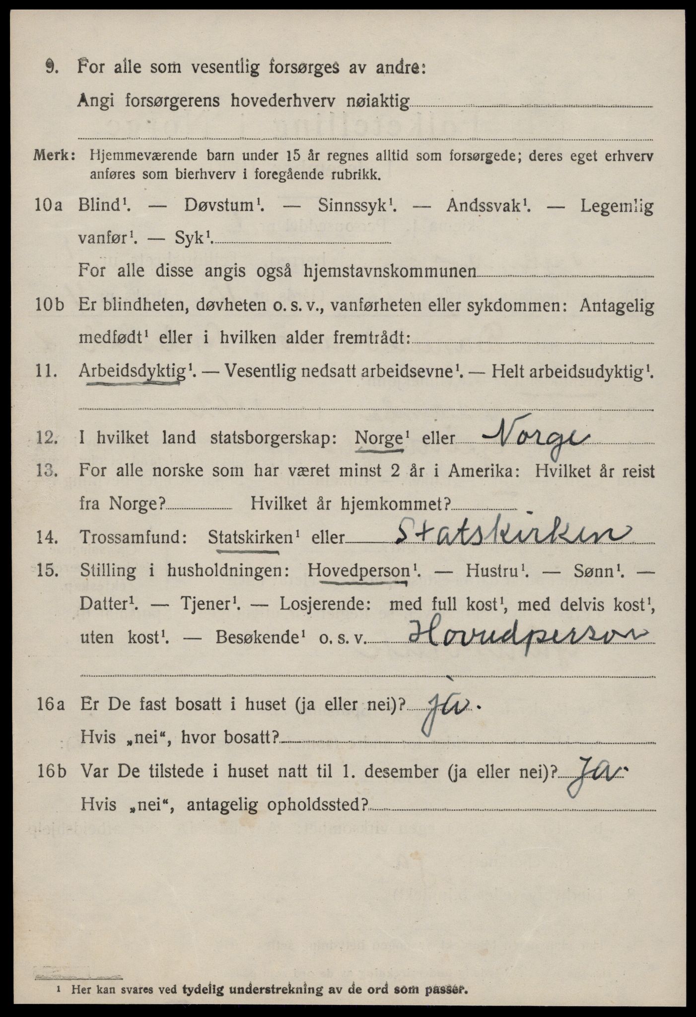 SAT, 1920 census for Sykkylven, 1920, p. 916