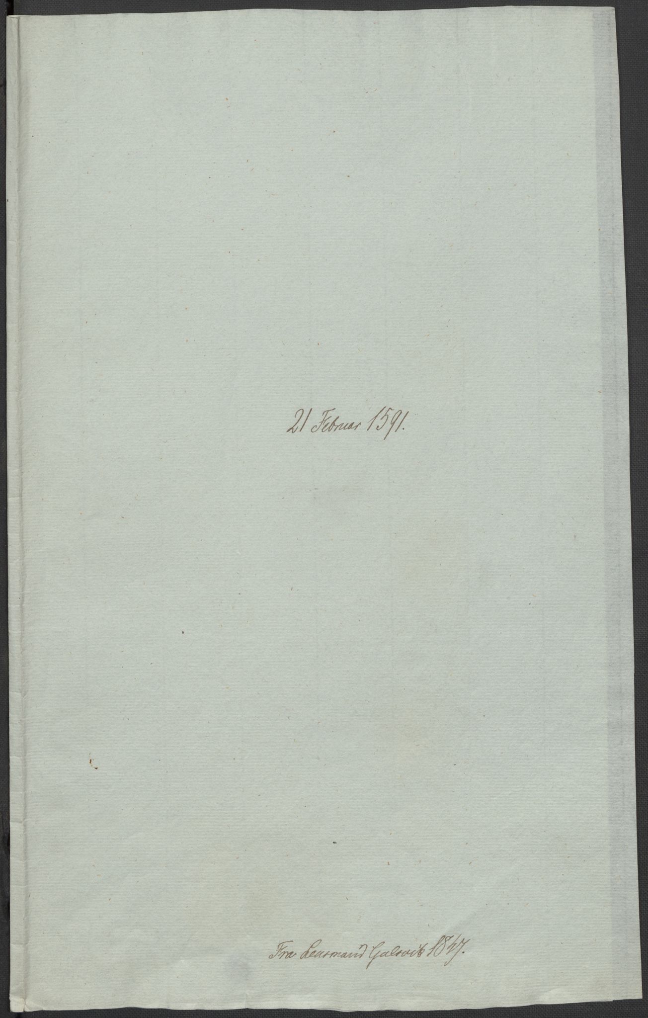 Riksarkivets diplomsamling, AV/RA-EA-5965/F02/L0093: Dokumenter, 1591, p. 33