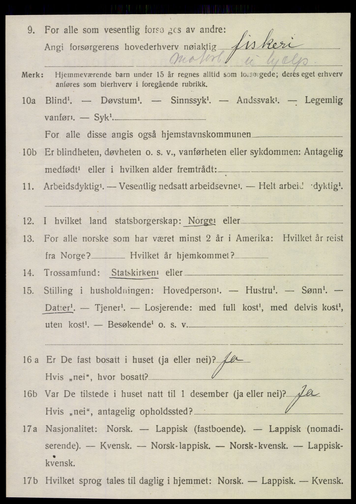 SAT, 1920 census for Herøy, 1920, p. 5605