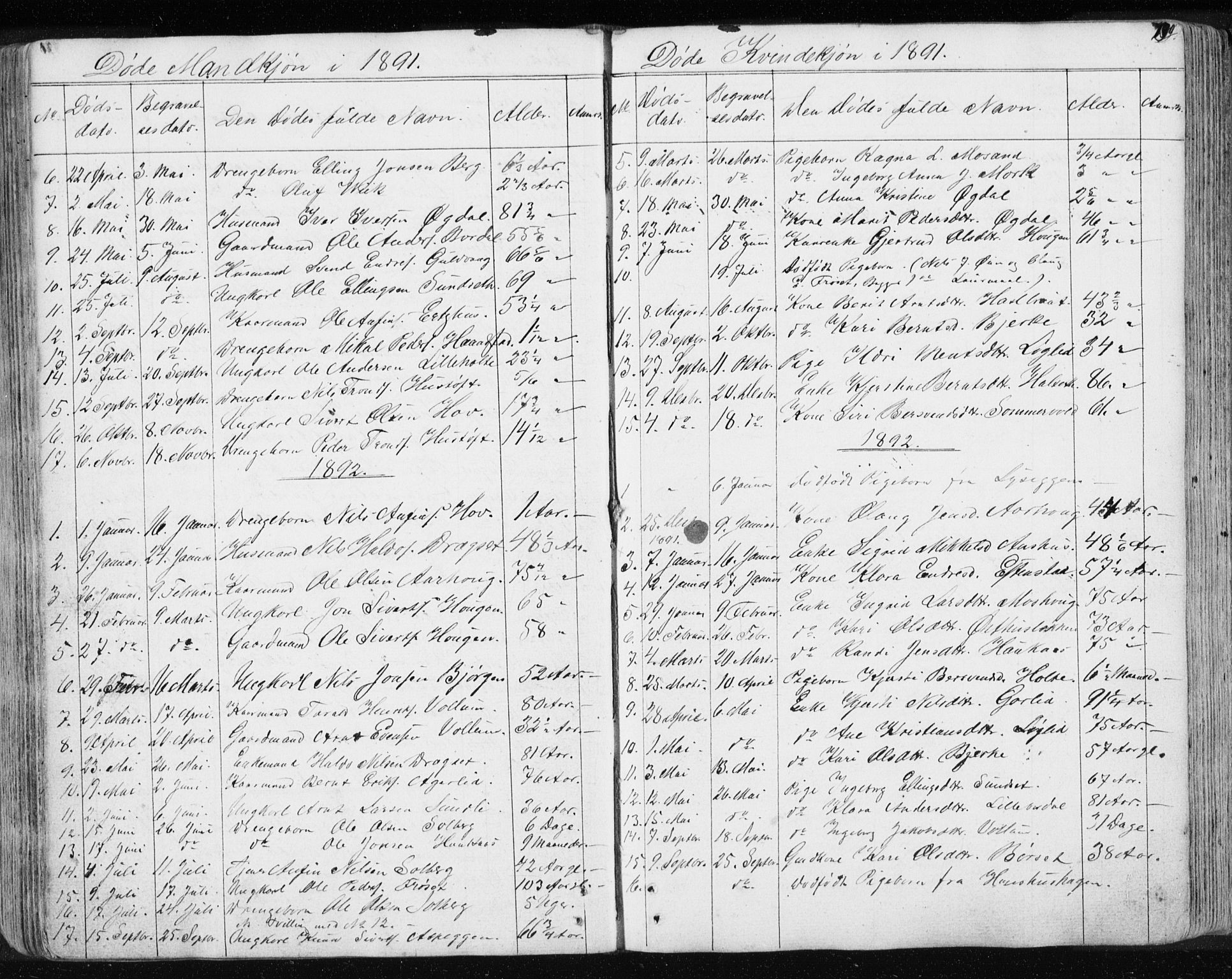 Ministerialprotokoller, klokkerbøker og fødselsregistre - Sør-Trøndelag, AV/SAT-A-1456/689/L1043: Parish register (copy) no. 689C02, 1816-1892, p. 199
