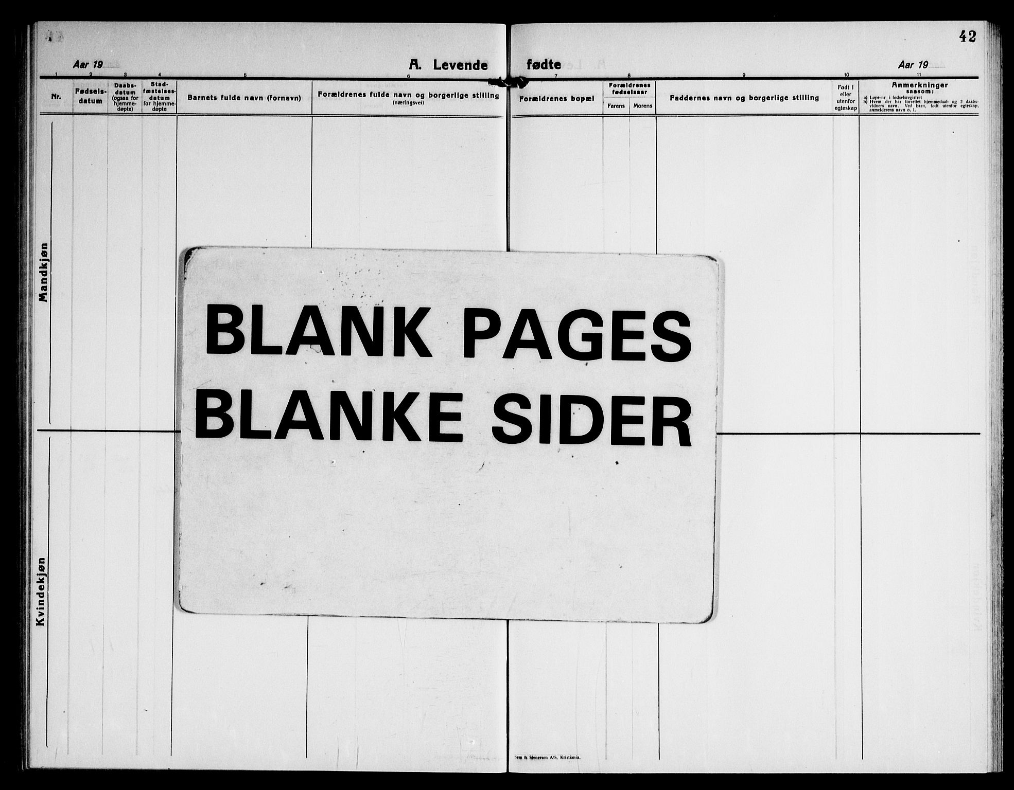 Høland prestekontor Kirkebøker, AV/SAO-A-10346a/G/Gc/L0003: Parish register (copy) no. III 3, 1925-1947, p. 42