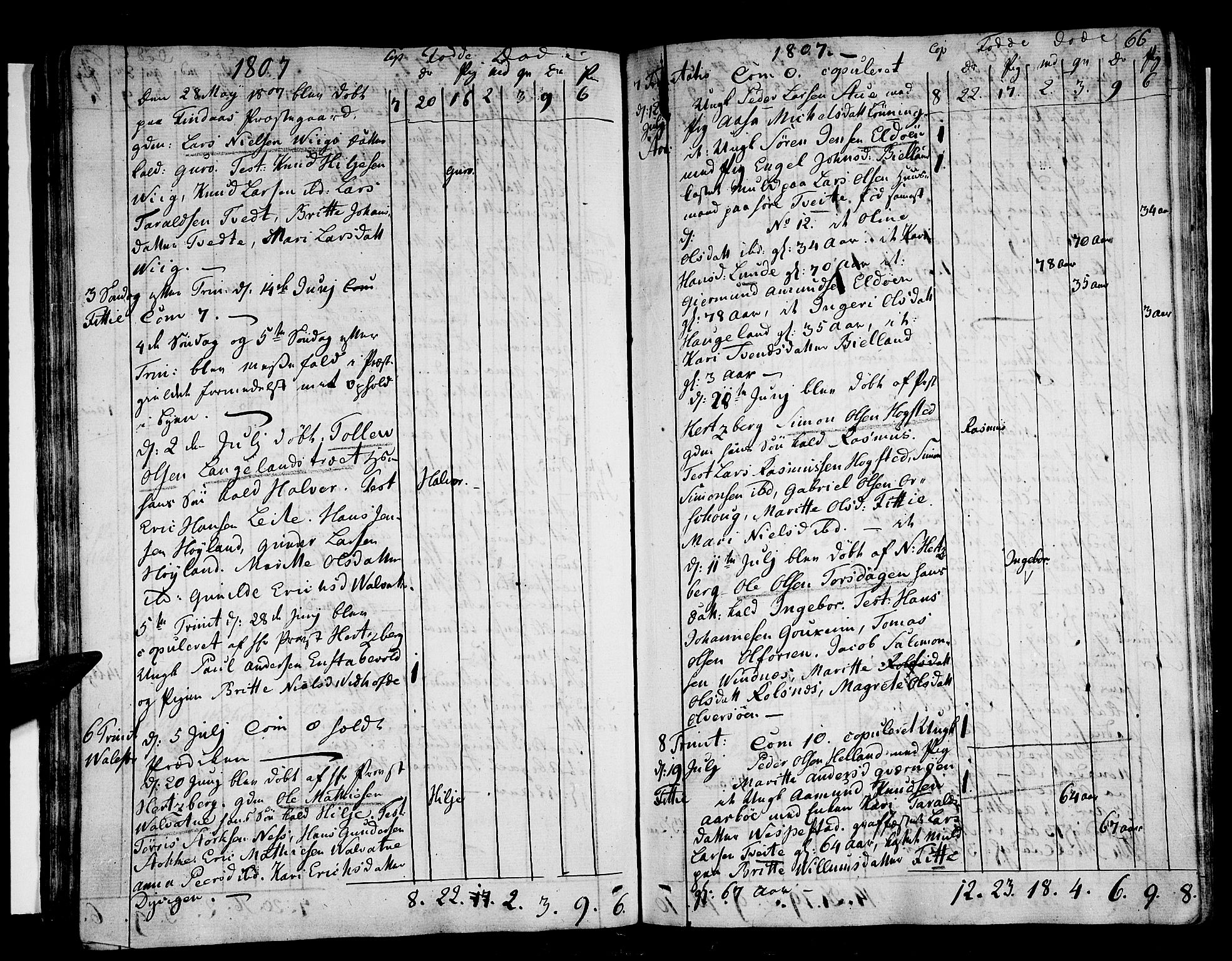 Stord sokneprestembete, AV/SAB-A-78201/H/Haa: Parish register (official) no. A 4, 1800-1815, p. 66