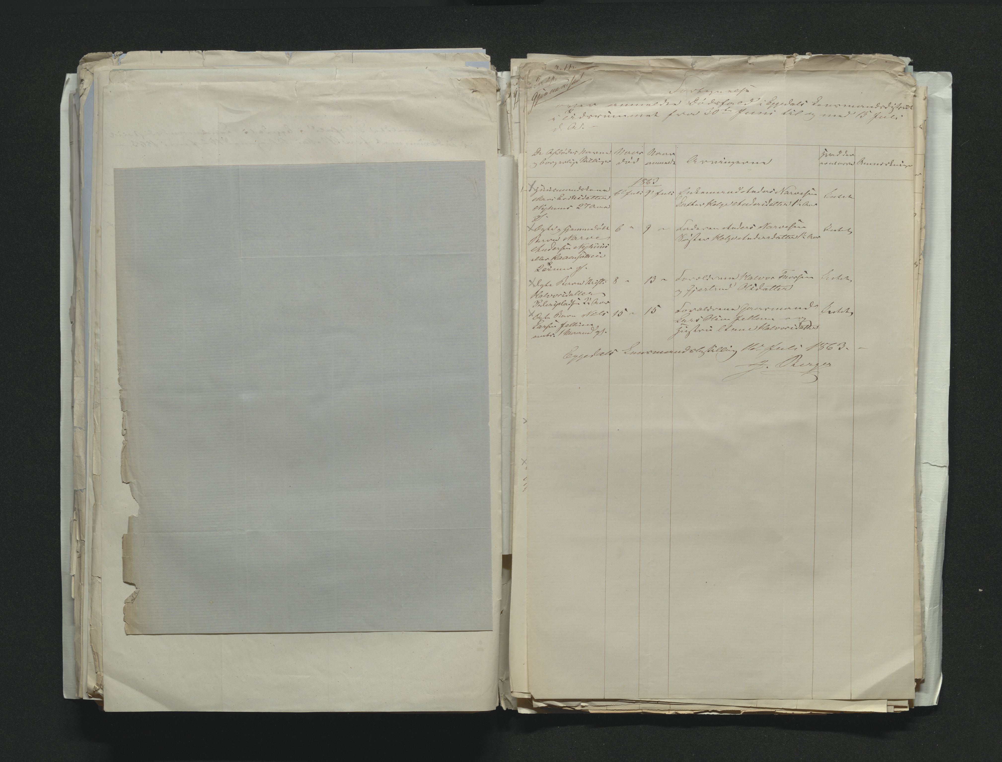 Eiker, Modum og Sigdal sorenskriveri, AV/SAKO-A-123/H/Ha/Hab/L0011: Dødsfallsmeldinger, 1862-1865, p. 301