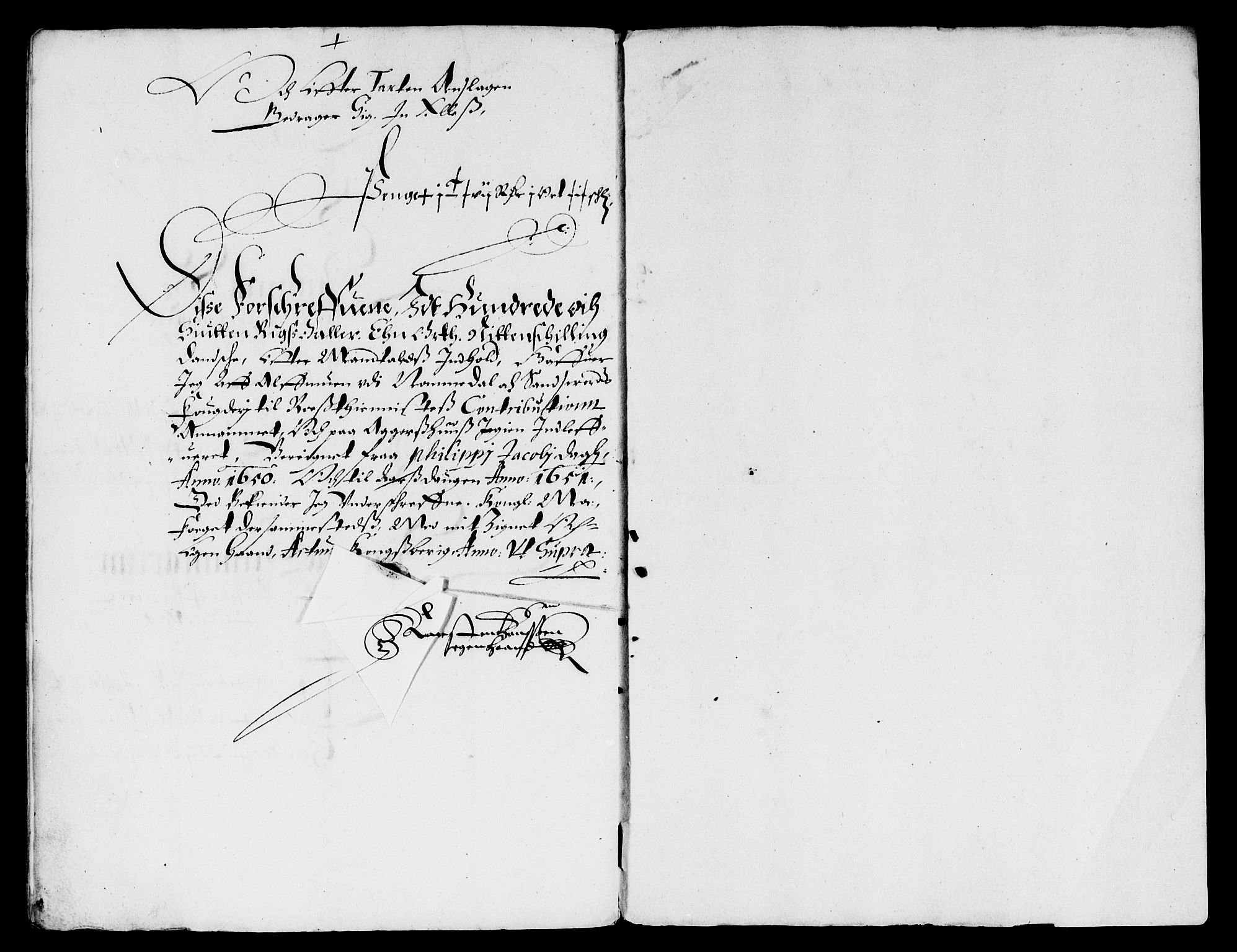 Rentekammeret inntil 1814, Reviderte regnskaper, Lensregnskaper, RA/EA-5023/R/Rb/Rbn/L0004: Numedal og Sandsvær len, 1648-1656