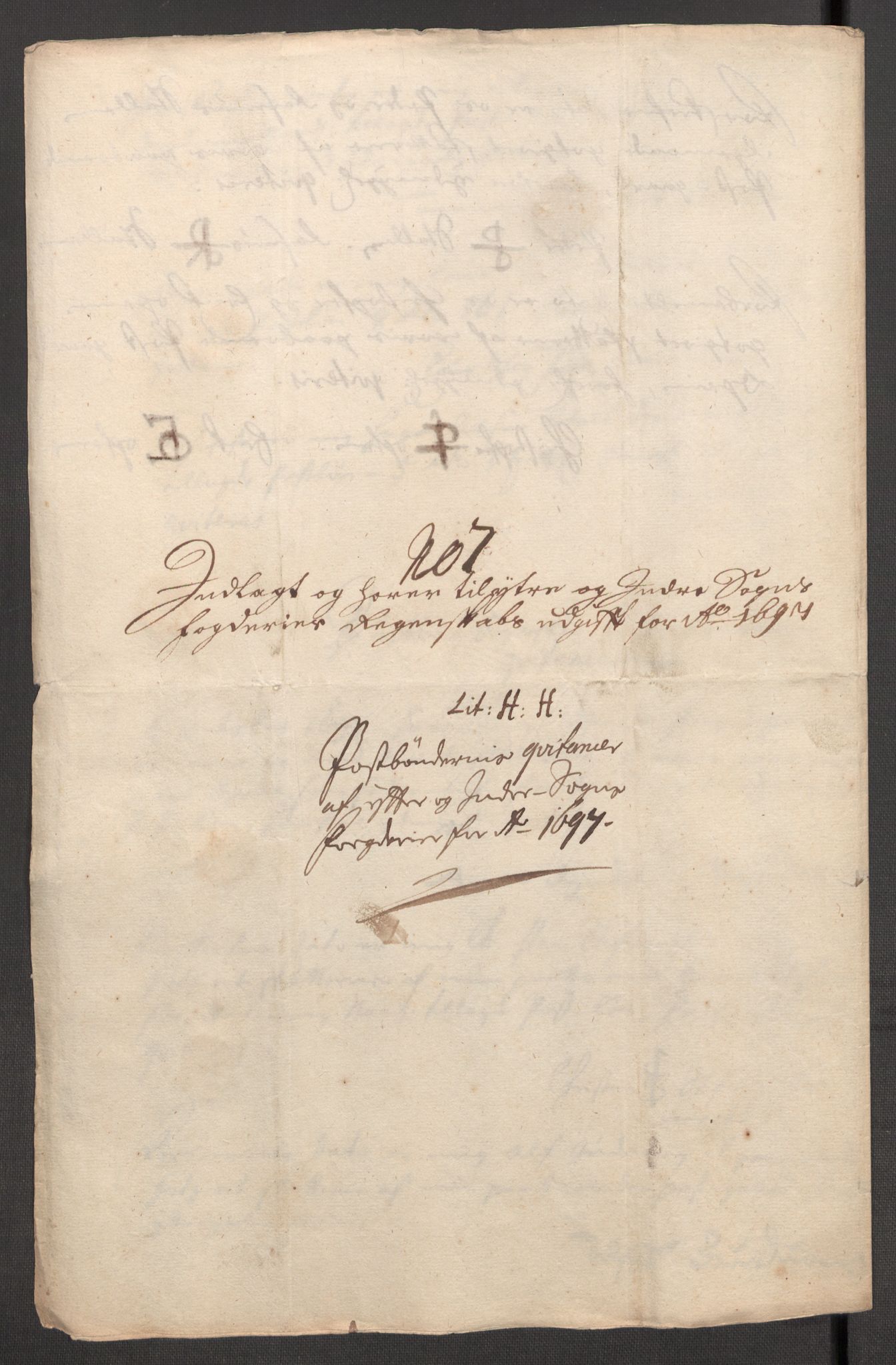 Rentekammeret inntil 1814, Reviderte regnskaper, Fogderegnskap, AV/RA-EA-4092/R52/L3309: Fogderegnskap Sogn, 1696-1697, p. 427