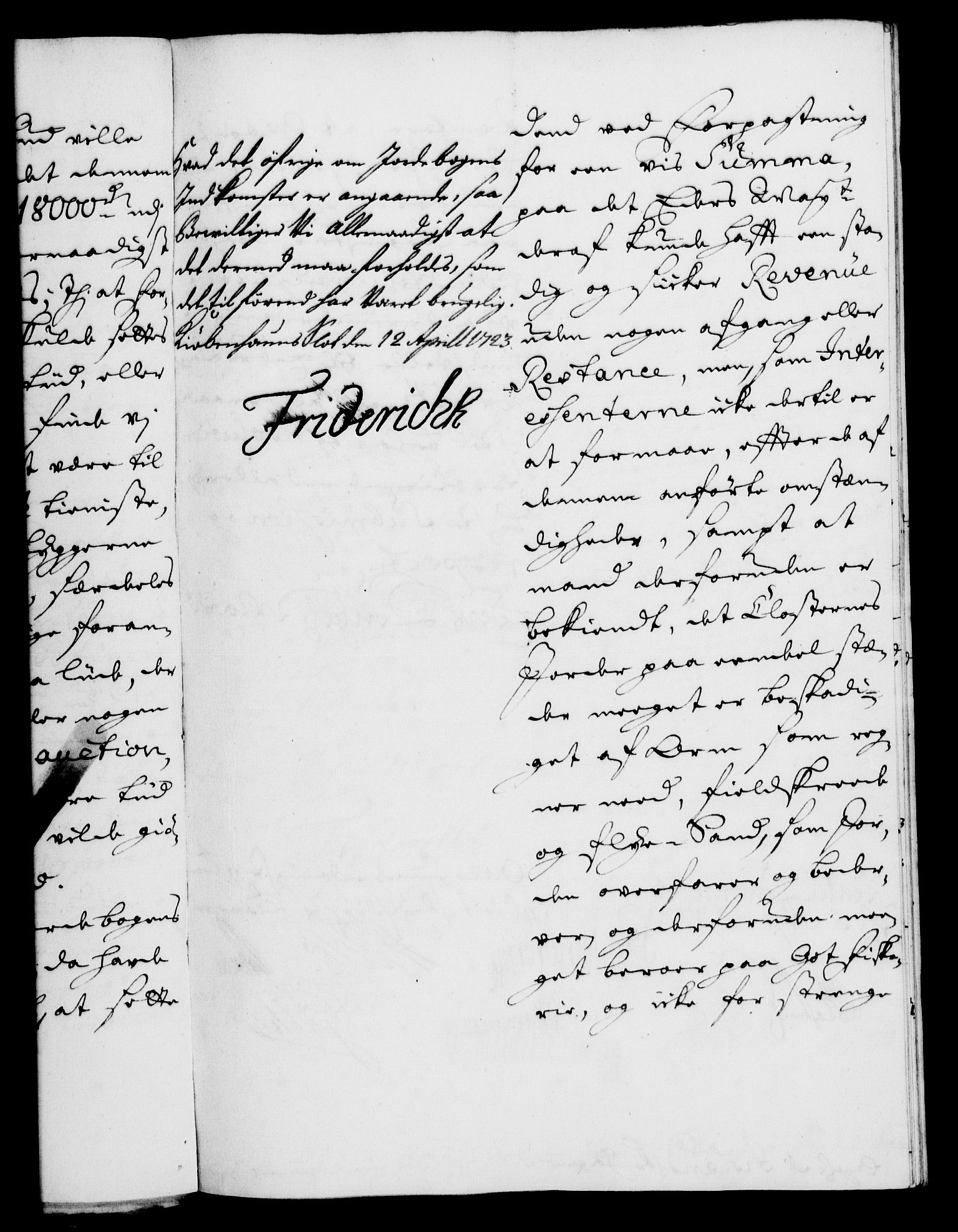 Rentekammeret, Kammerkanselliet, RA/EA-3111/G/Gf/Gfa/L0006: Norsk relasjons- og resolusjonsprotokoll (merket RK 52.6), 1723, p. 463
