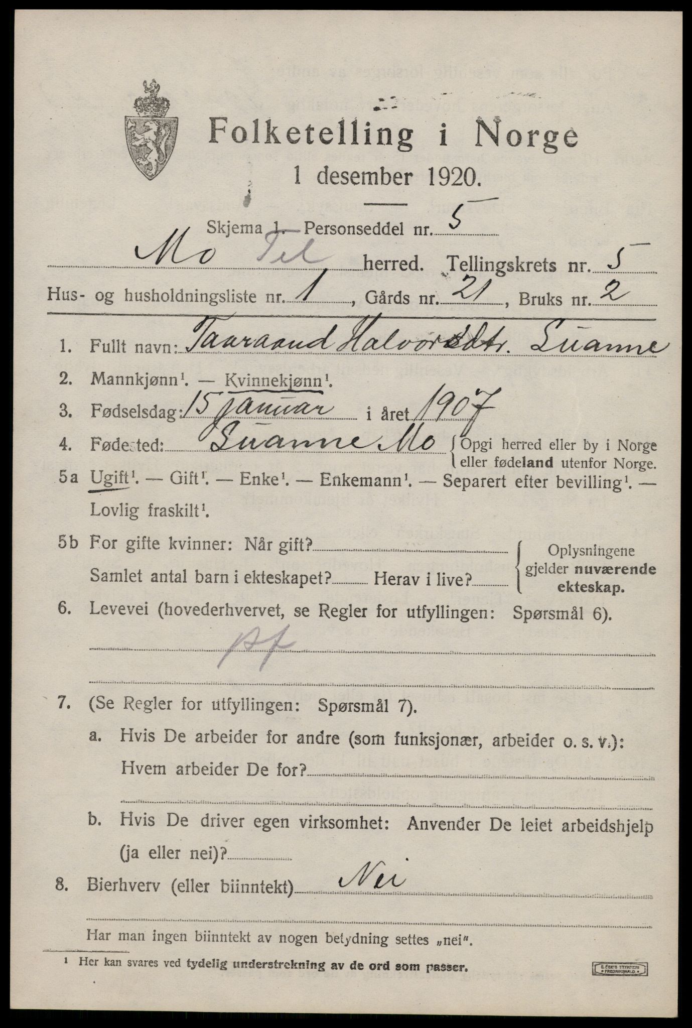 SAKO, 1920 census for Mo, 1920, p. 2002