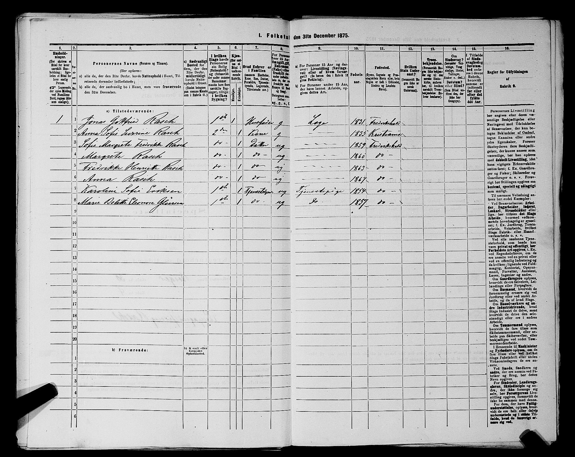 RA, 1875 census for 0101P Fredrikshald, 1875, p. 347