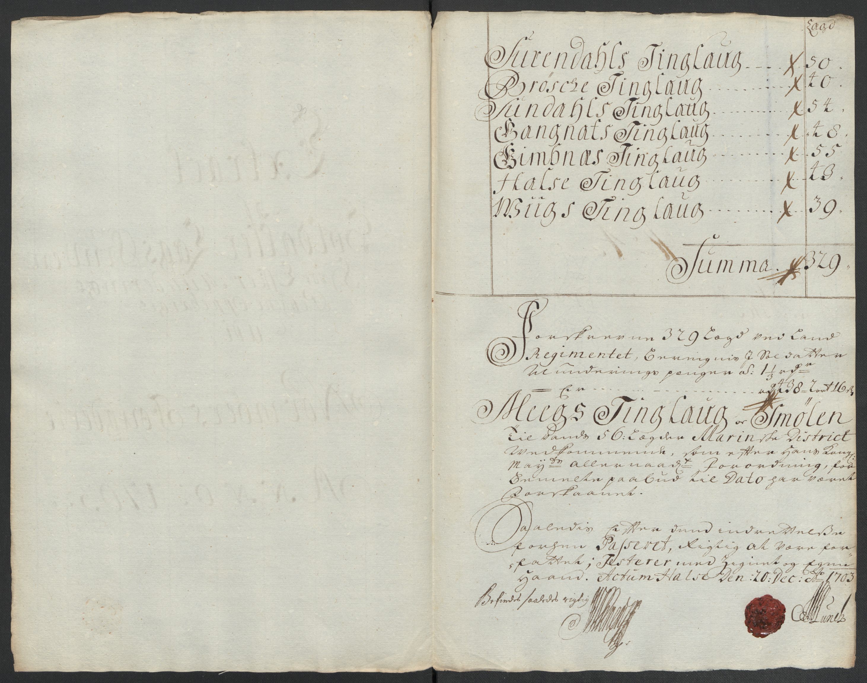 Rentekammeret inntil 1814, Reviderte regnskaper, Fogderegnskap, RA/EA-4092/R56/L3740: Fogderegnskap Nordmøre, 1703-1704, p. 81