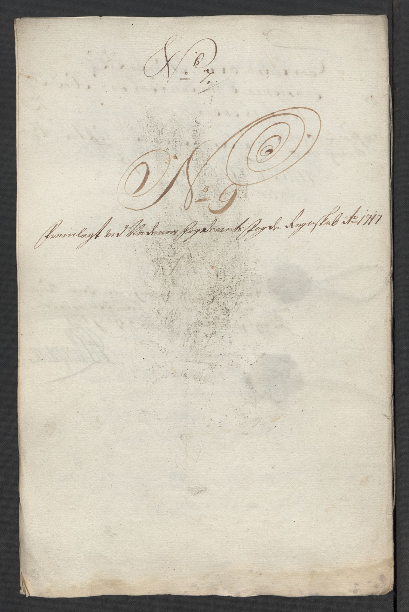 Rentekammeret inntil 1814, Reviderte regnskaper, Fogderegnskap, AV/RA-EA-4092/R39/L2326: Fogderegnskap Nedenes, 1717, p. 206