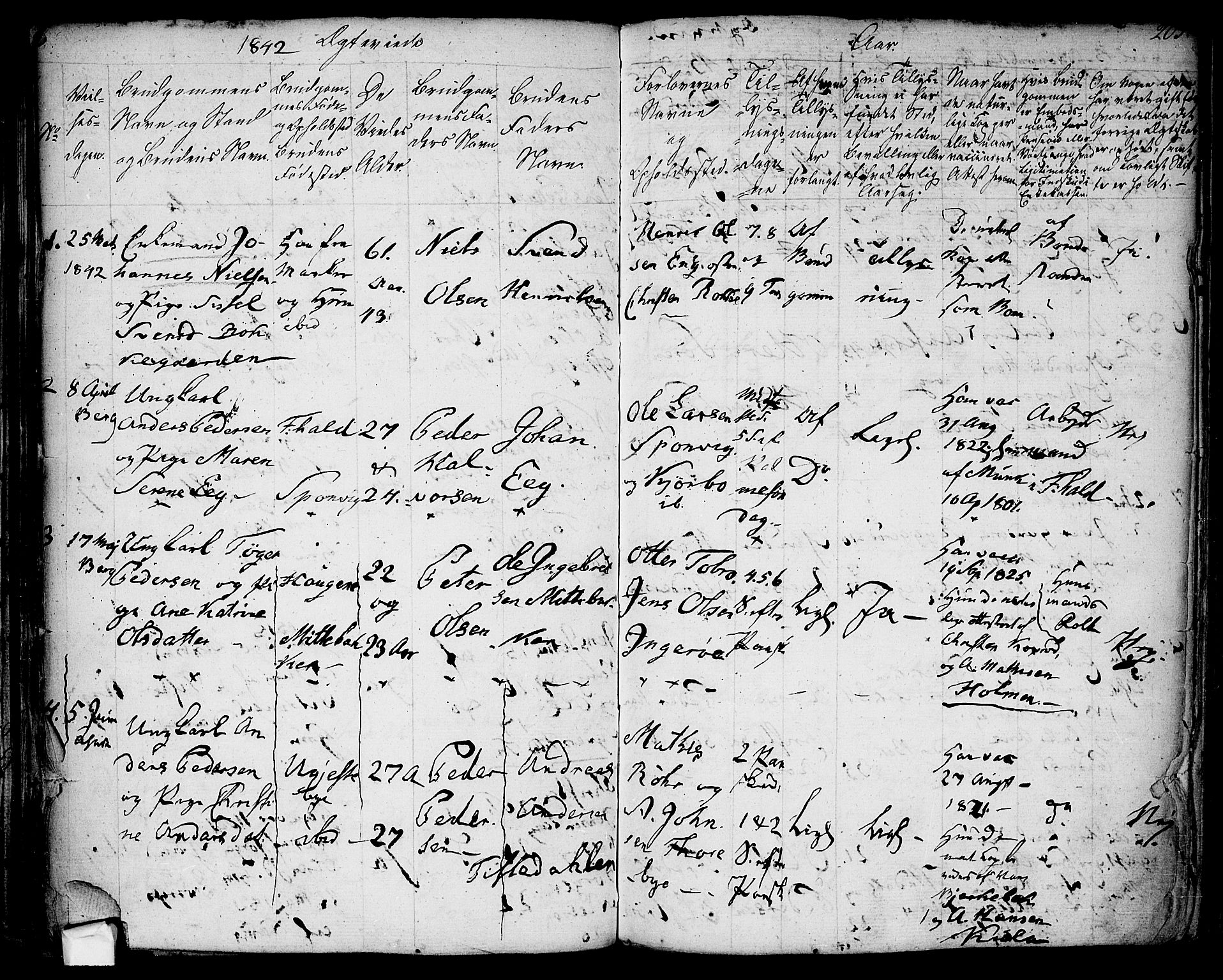 Berg prestekontor Kirkebøker, SAO/A-10902/F/Fa/L0003: Parish register (official) no. I 3, 1832-1842, p. 205