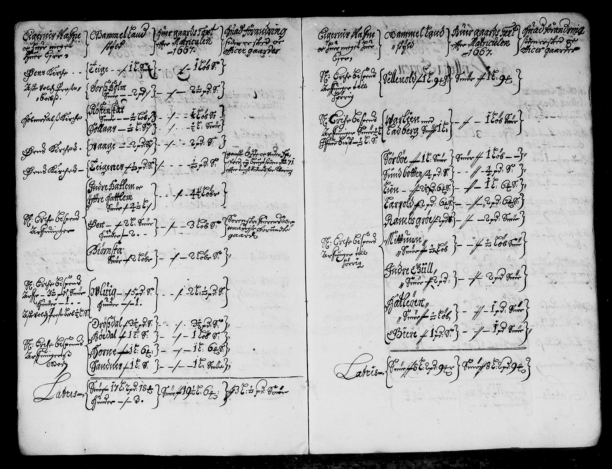 Rentekammeret inntil 1814, Reviderte regnskaper, Stiftamtstueregnskaper, Bergen stiftamt, AV/RA-EA-6043/R/Rc/L0067: Bergen stiftamt, 1672-1685