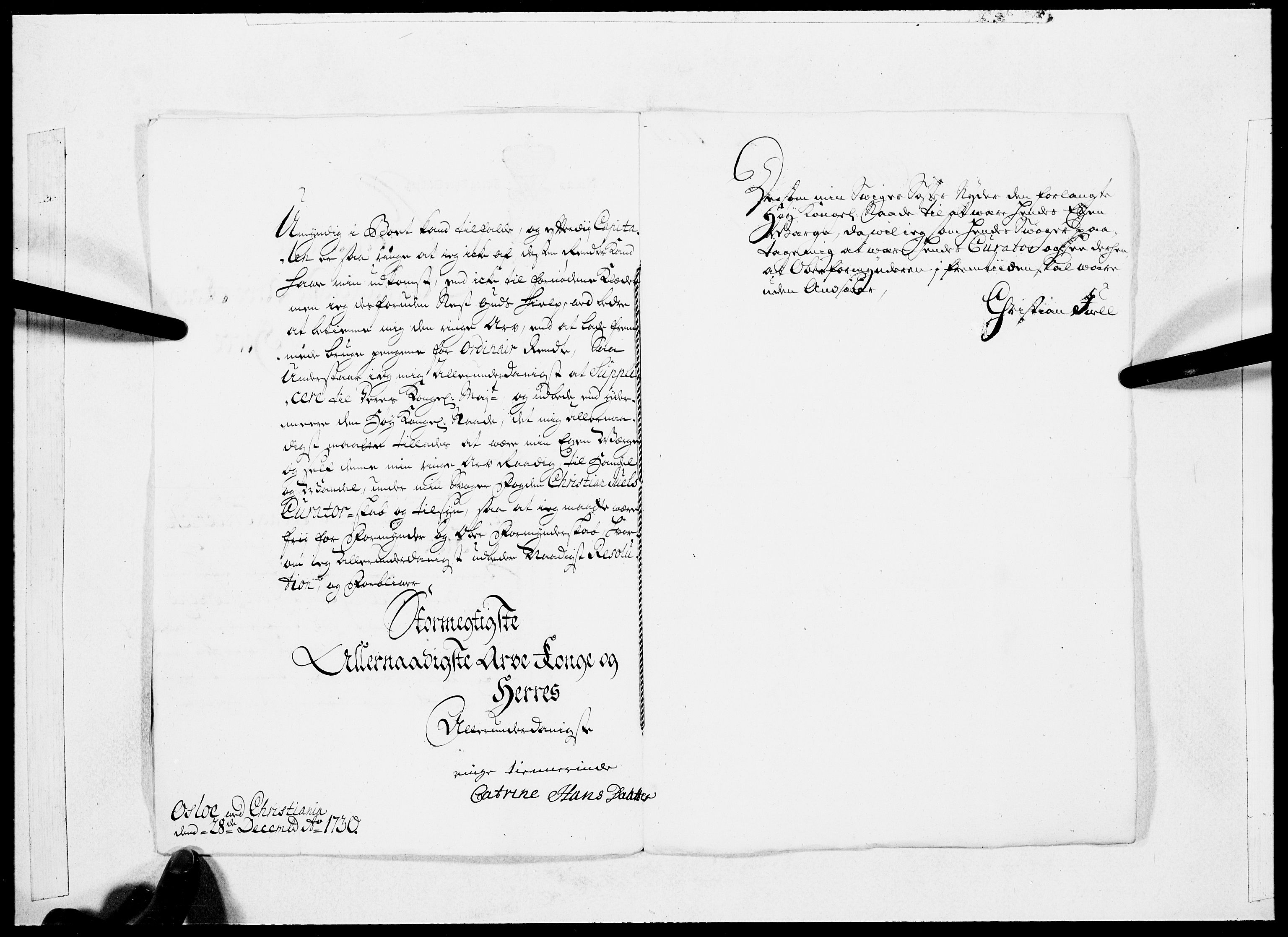Danske Kanselli 1572-1799, RA/EA-3023/F/Fc/Fcc/Fcca/L0109: Norske innlegg 1572-1799, 1731, p. 284