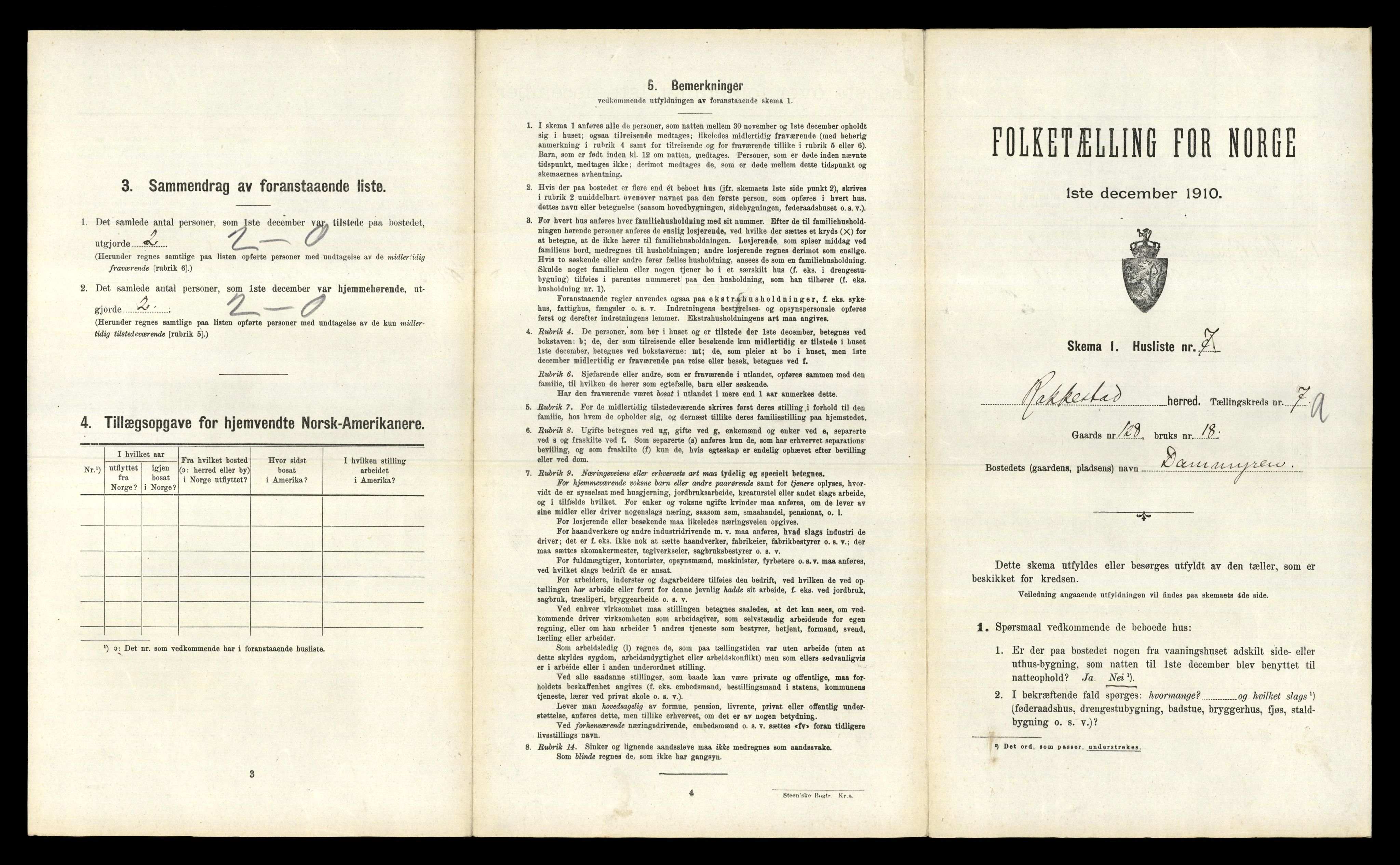 RA, 1910 census for Rakkestad, 1910, p. 1229